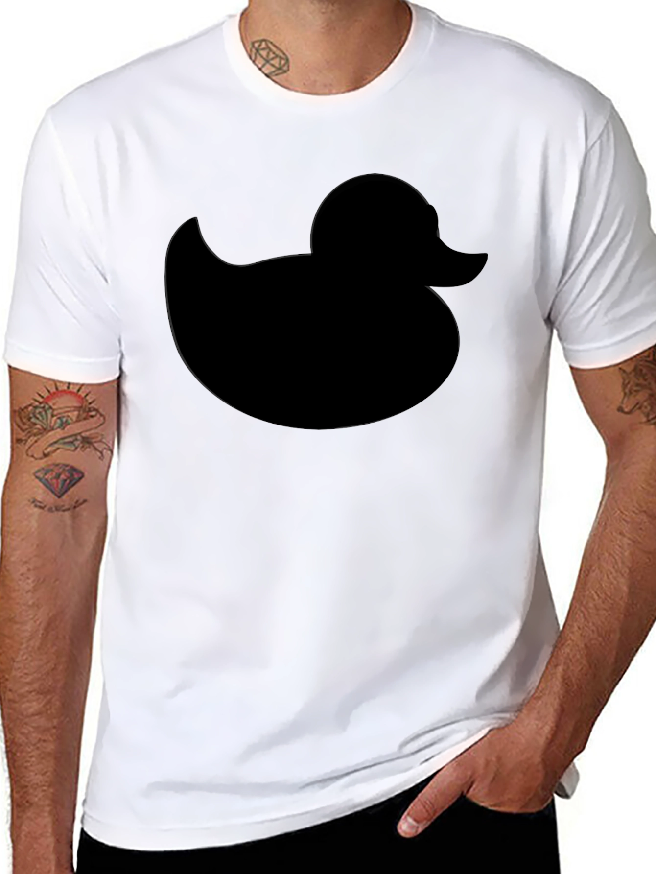 Black Rubber Duck Graphic T-Shirt