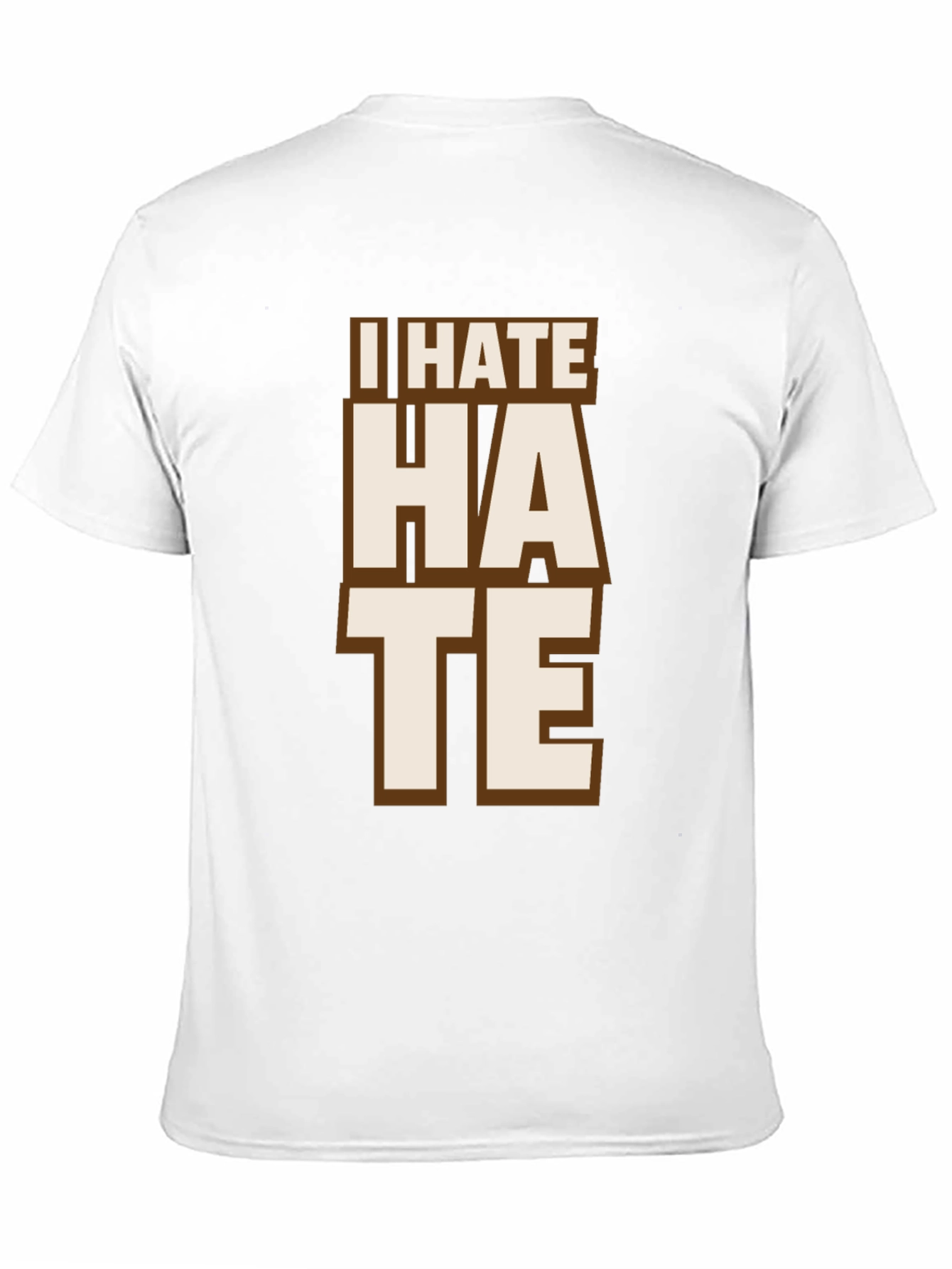 I Hate Hate Tee - Mens Black Graphic T-Shirt