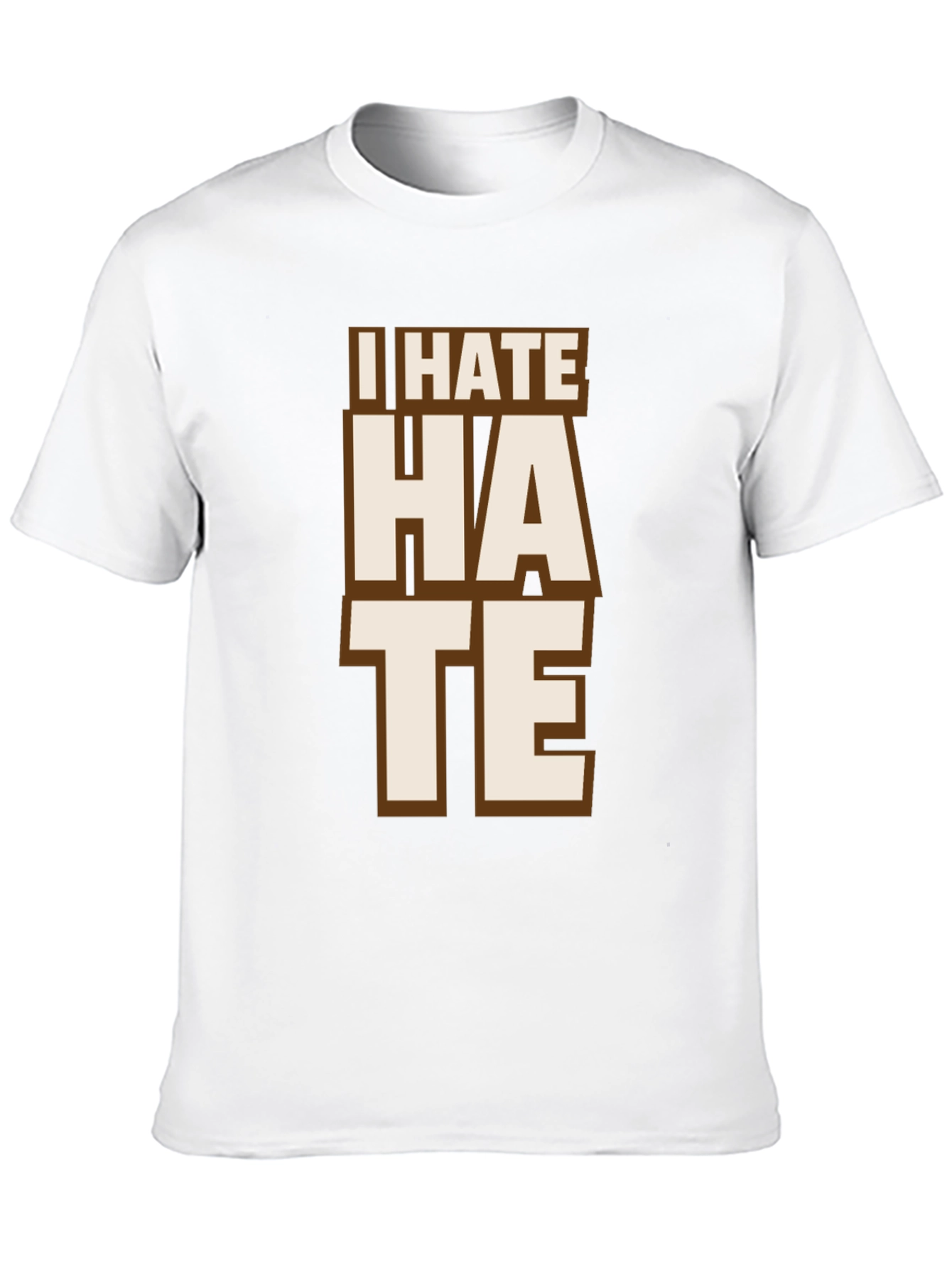 I Hate Hate Tee - Mens Black Graphic T-Shirt