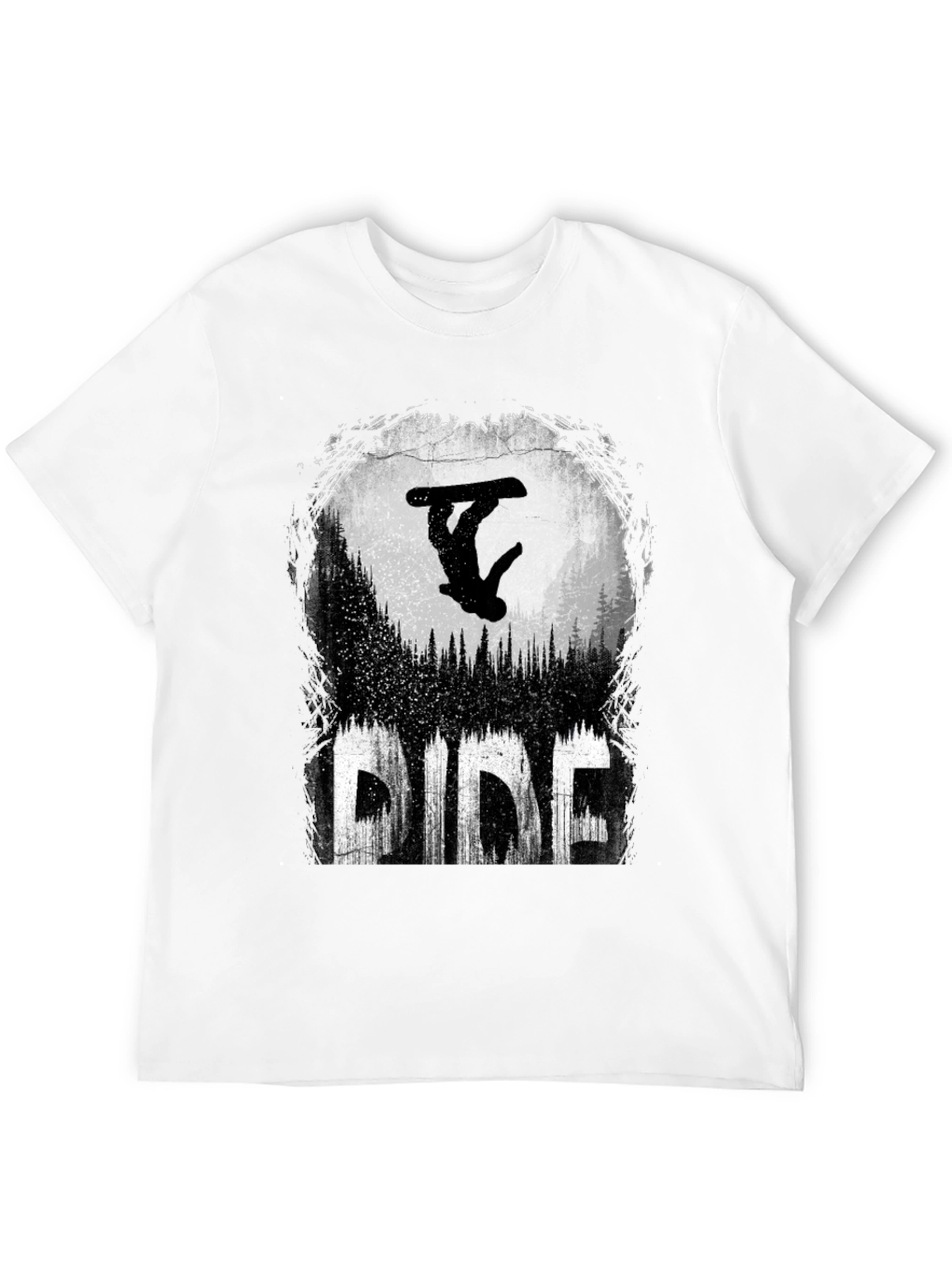 Ride Graphic Tee - Snowboarder Design