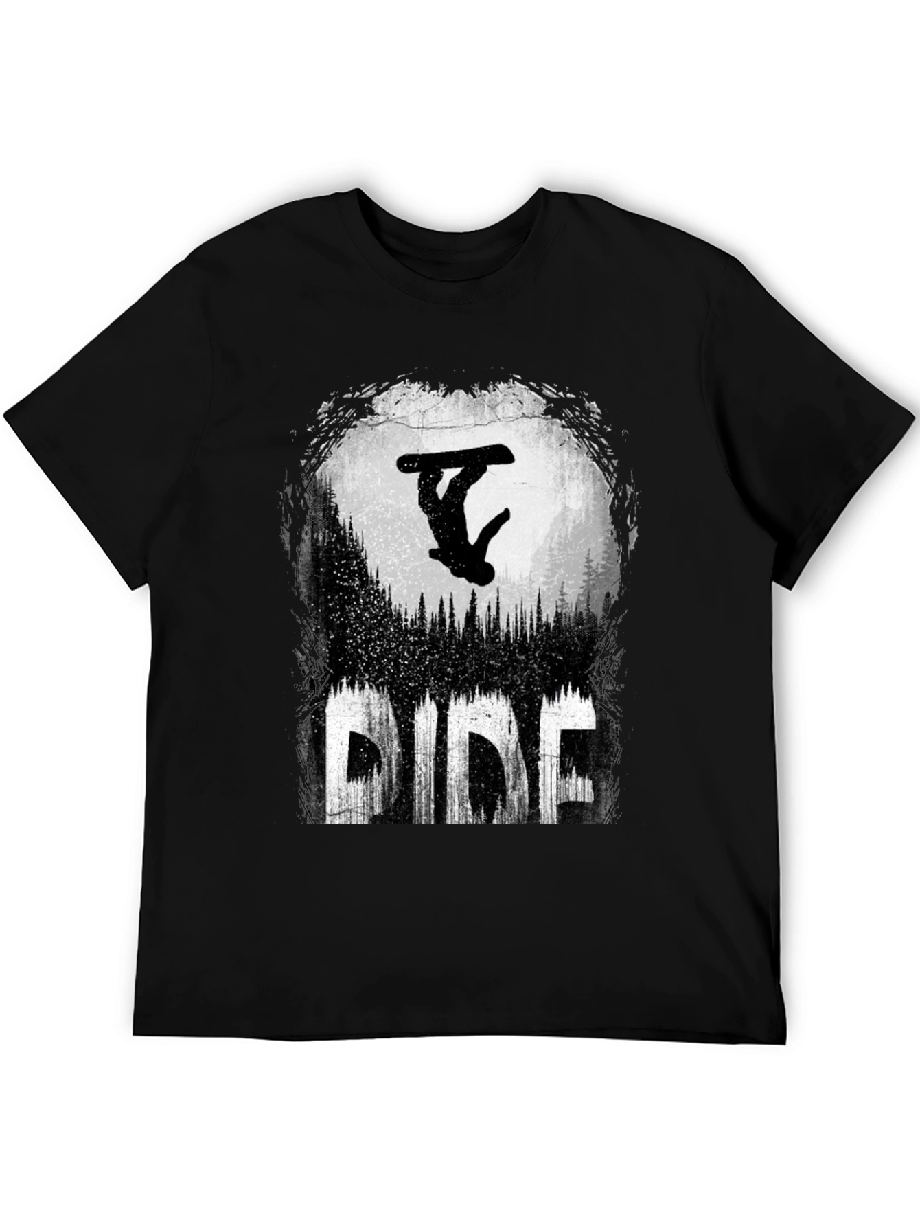 Ride Graphic Tee - Snowboarder Design