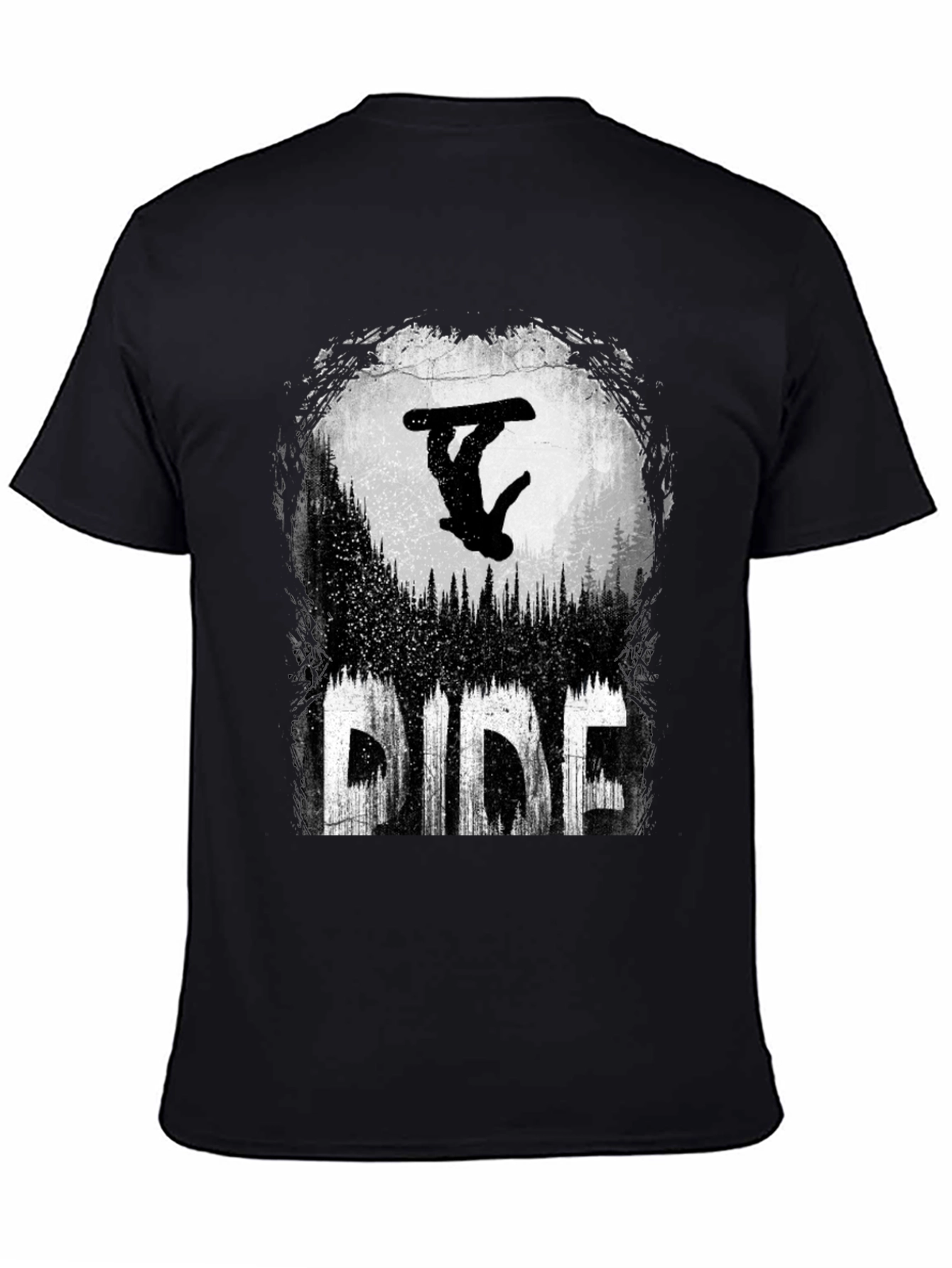 Ride Graphic Tee - Snowboarder Design