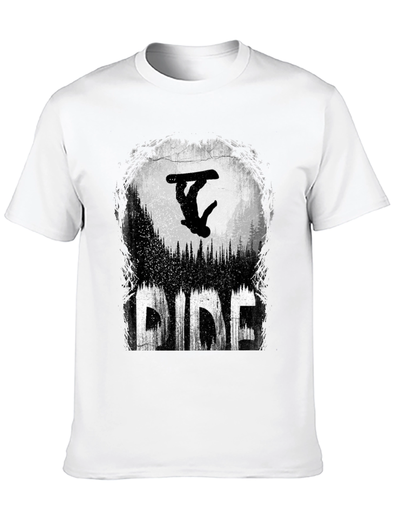Ride Graphic Tee - Snowboarder Design