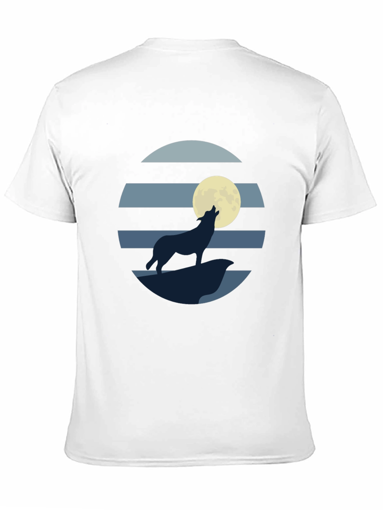 Wolf Moon Graphic Tee - Mens Black T-Shirt