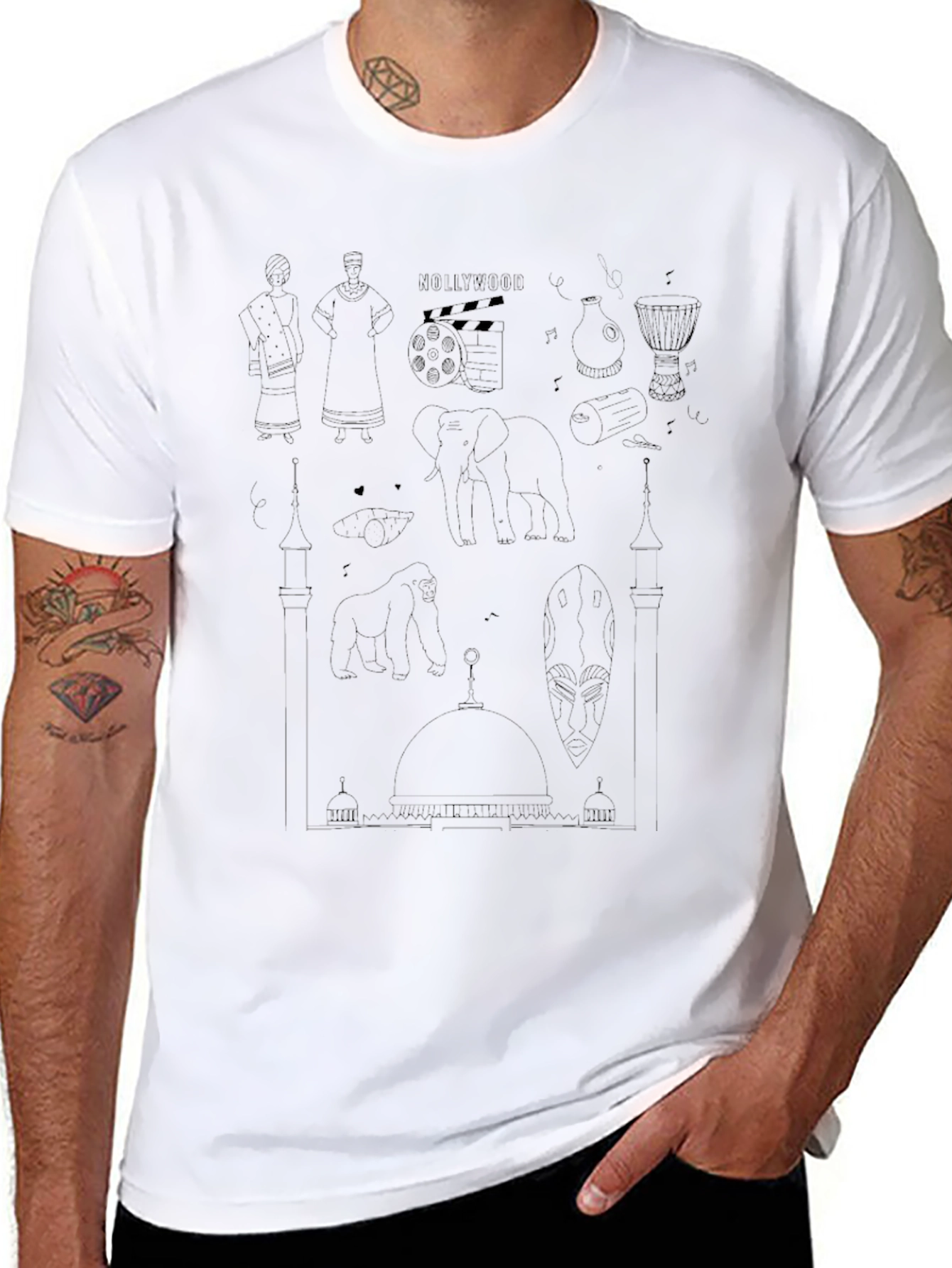 Black Wakanda Inspired Graphic Tee