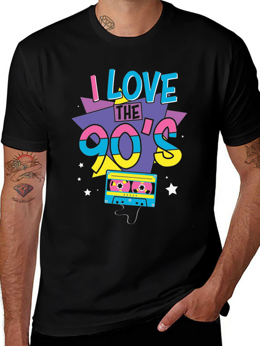 I Love the 90s Graphic Tee - Retro Style