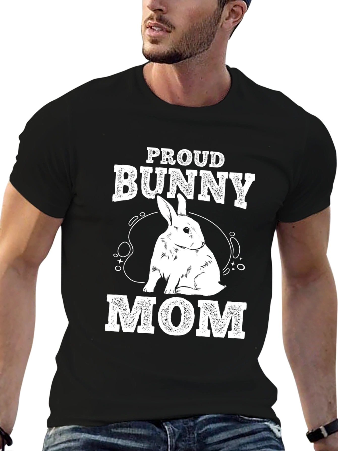 Proud Bunny Mom Graphic Tee