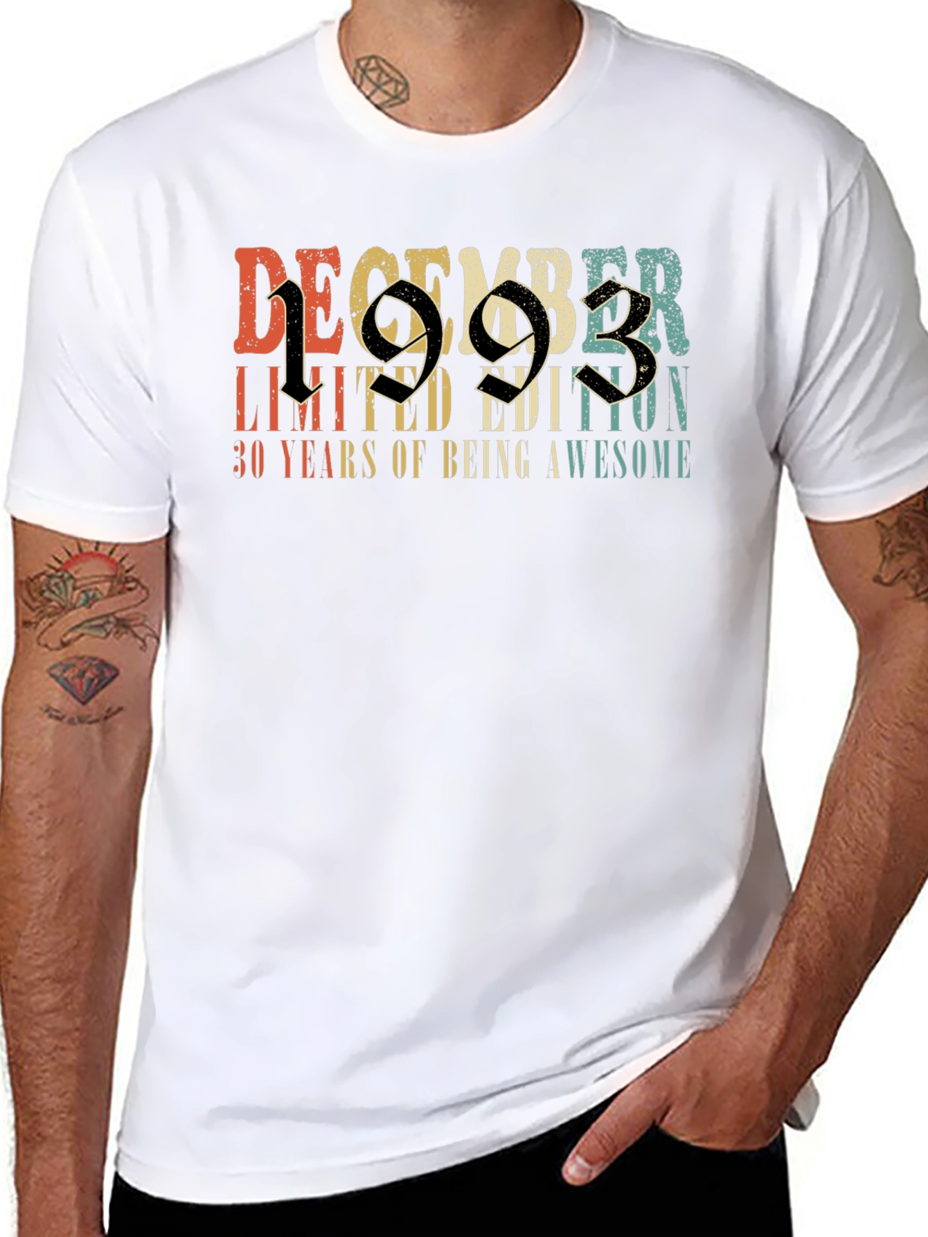 December 1993 Limited Edition 30th Birthday T-Shirt