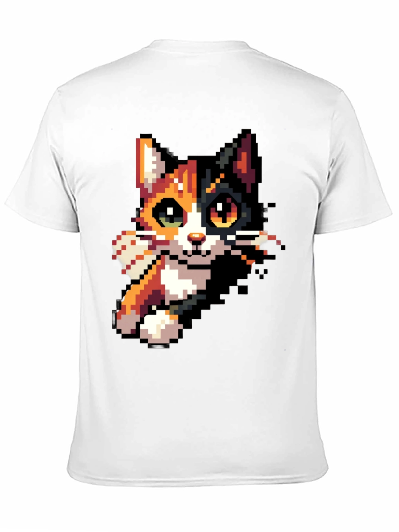 Pixel Cat T-Shirt - Retro Gaming Style