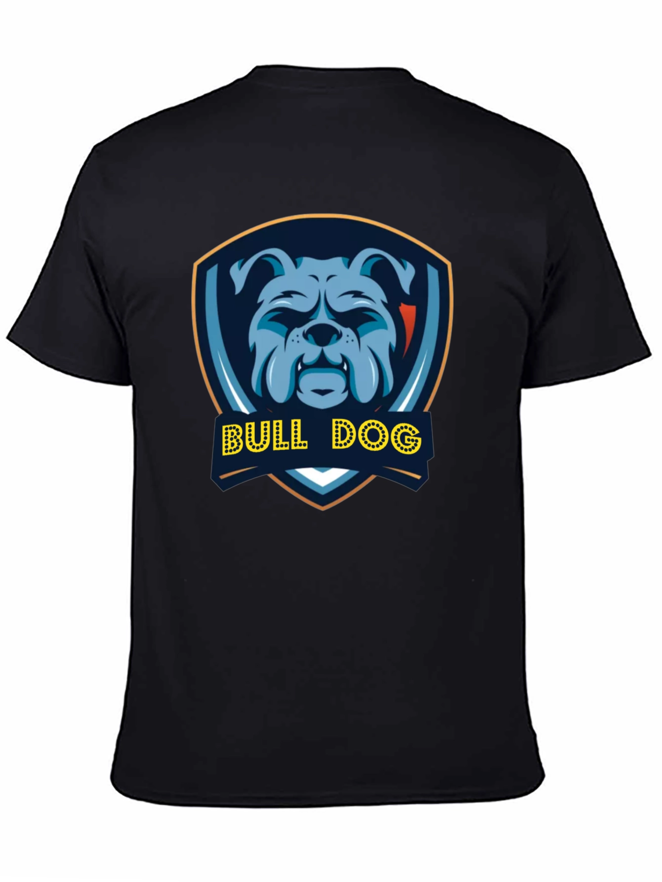 Bulldog Graphic Tee - Mens Black T-Shirt