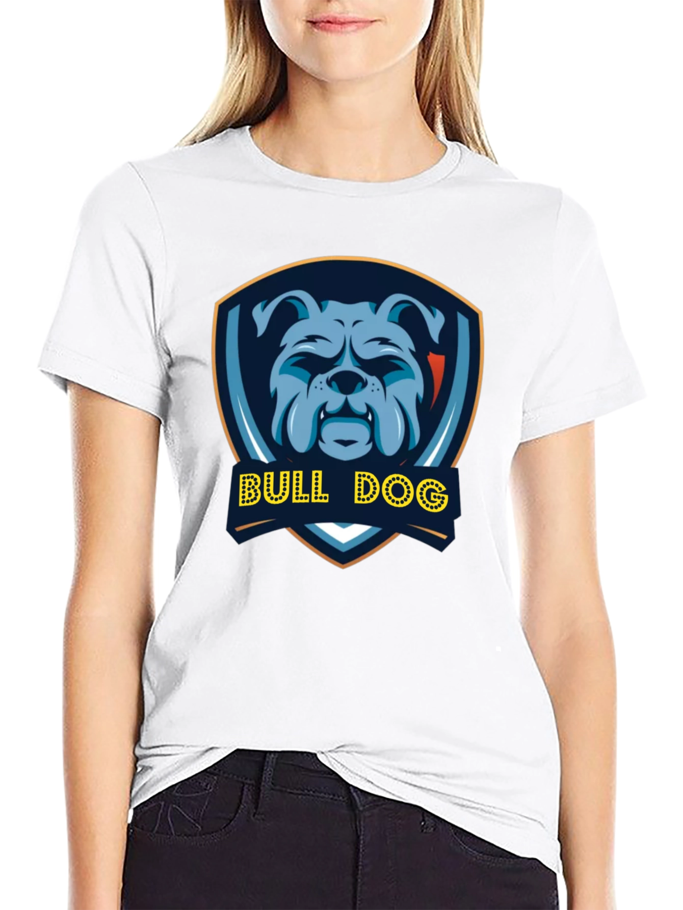 Bulldog Graphic Tee - Mens Black T-Shirt