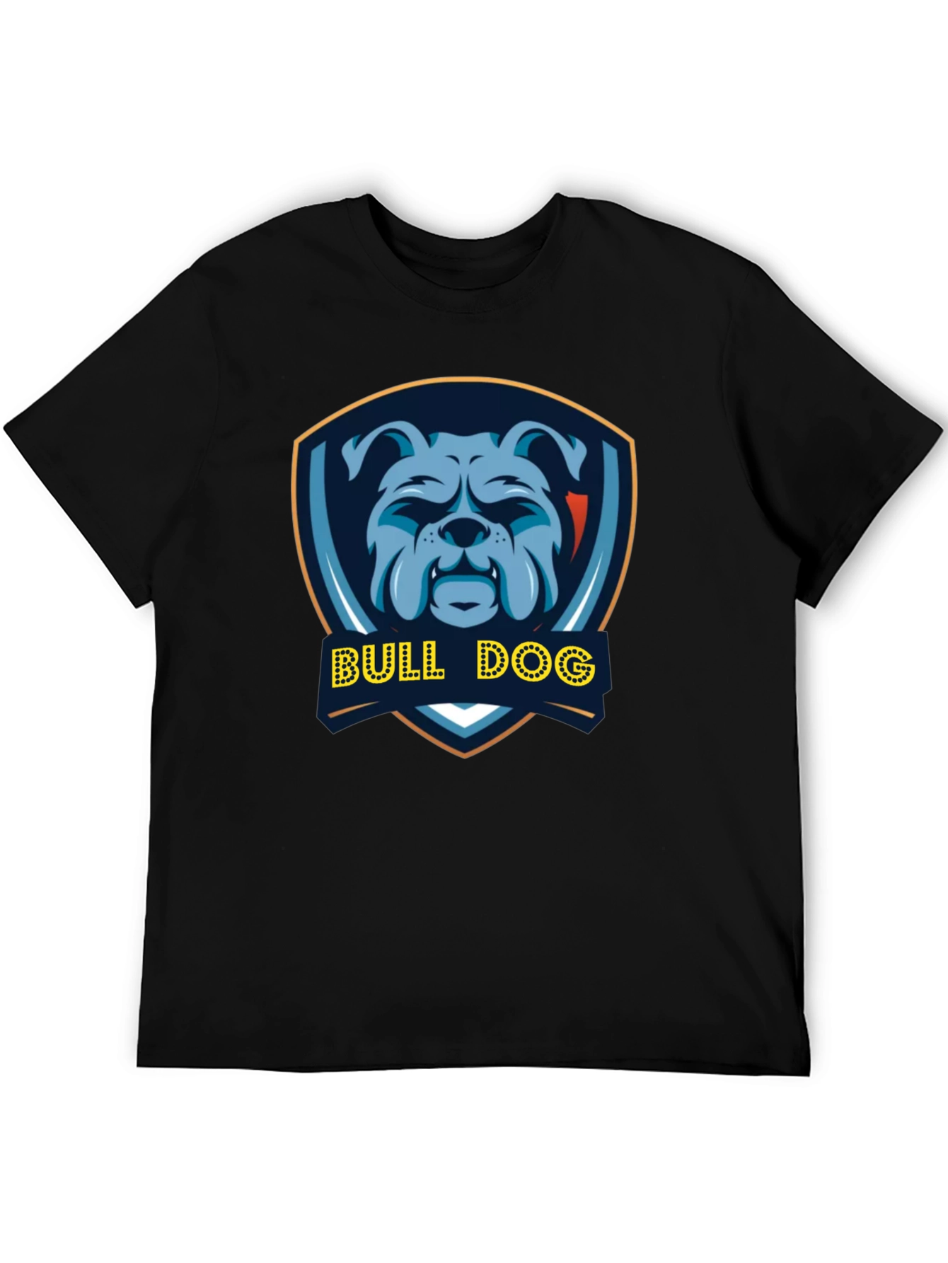 Bulldog Graphic Tee - Mens Black T-Shirt