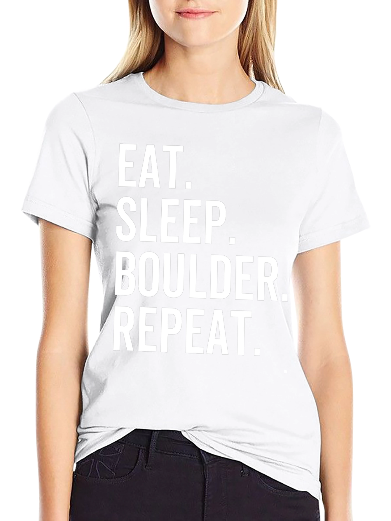 Eat Sleep Boulder Repeat - Mens Graphic Tee