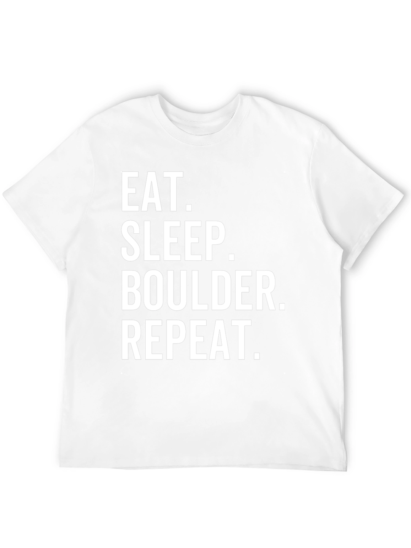 Eat Sleep Boulder Repeat - Mens Graphic Tee
