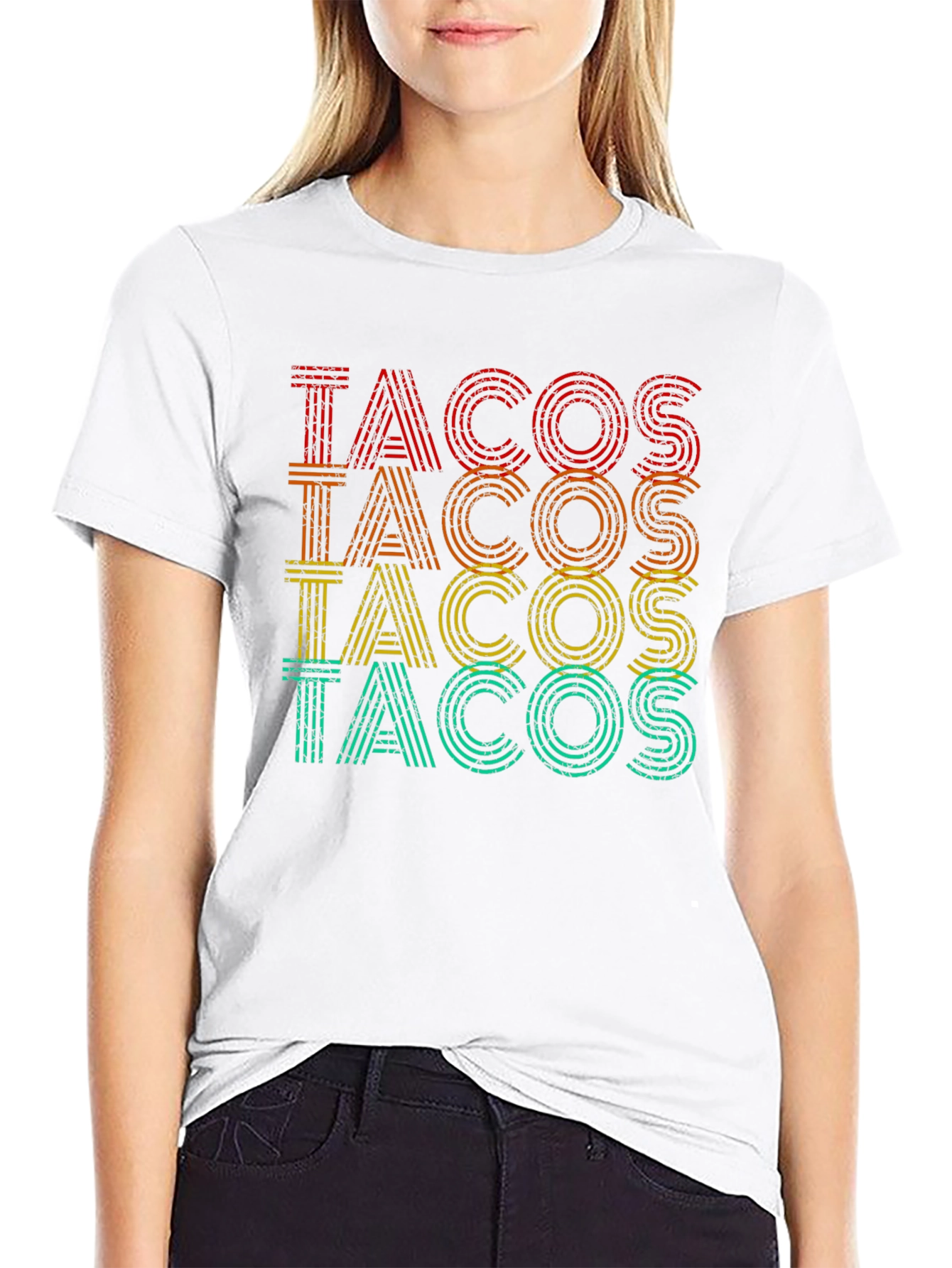 Retro Tacos Graphic Tee - Casual Comfort