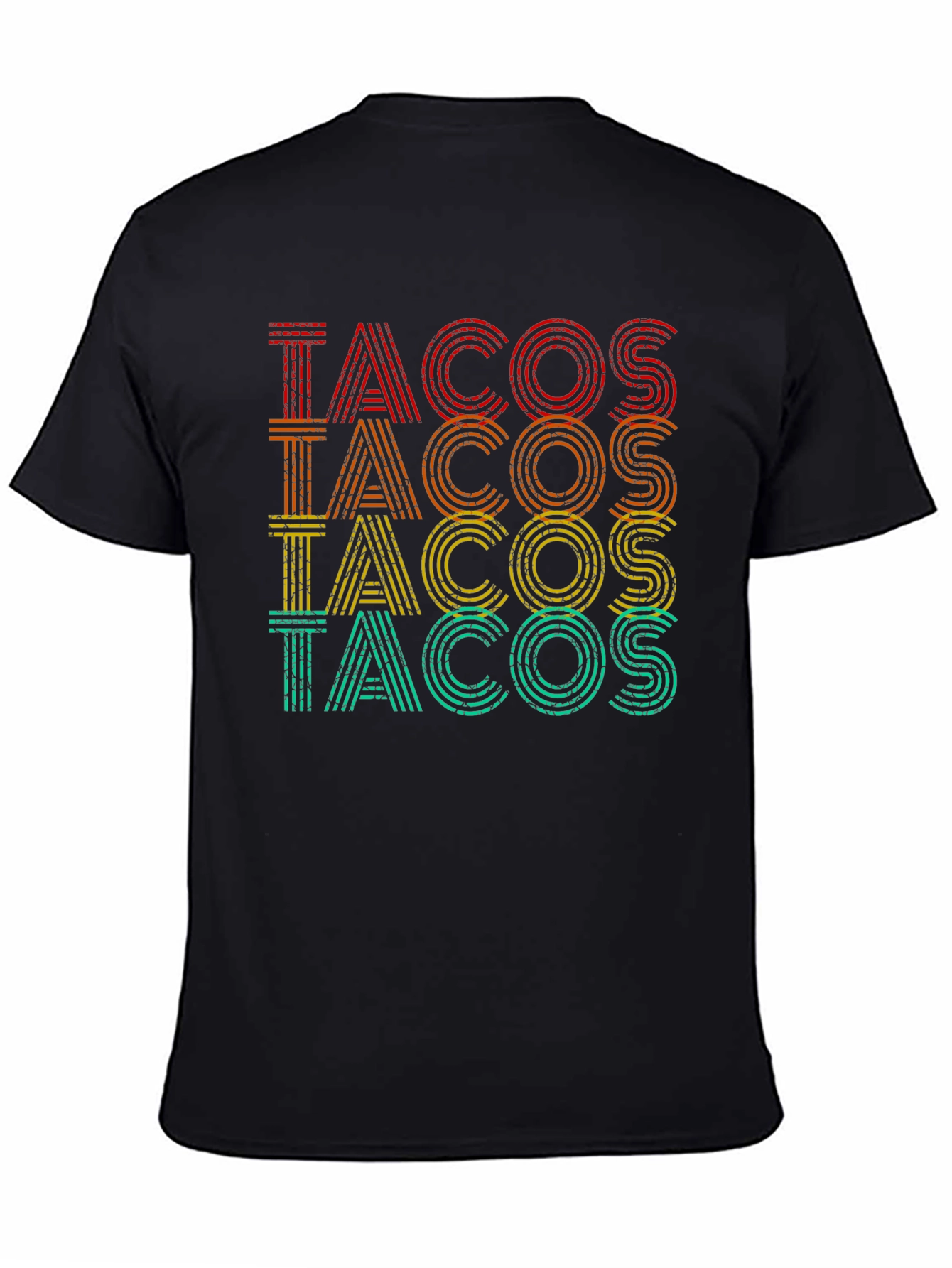 Retro Tacos Graphic Tee - Casual Comfort