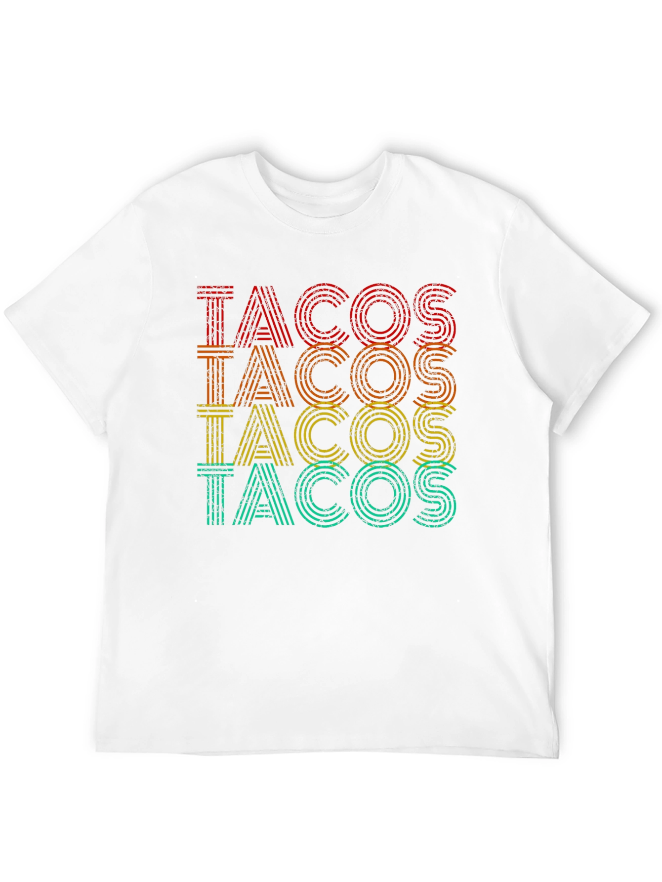 Retro Tacos Graphic Tee - Casual Comfort