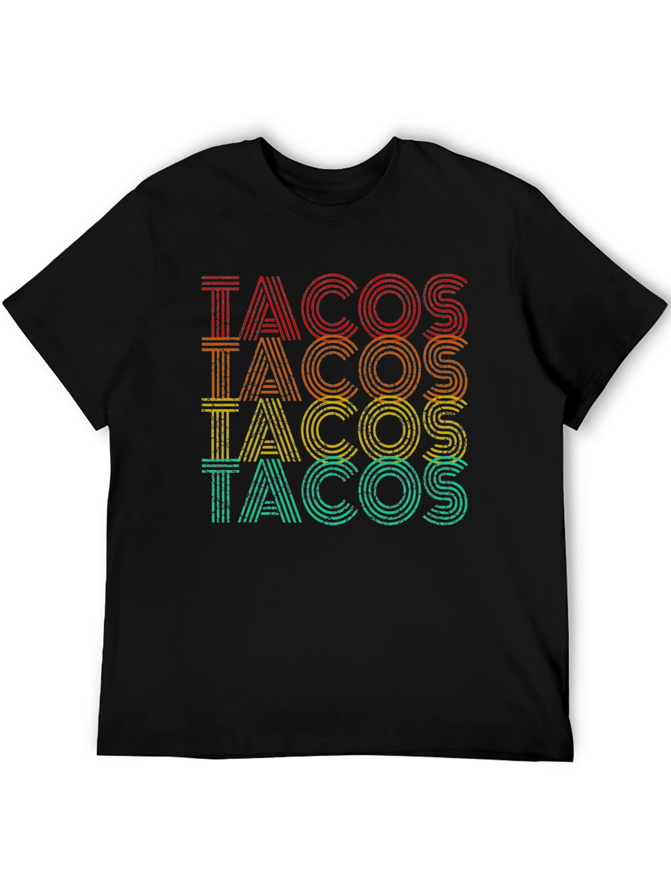 Retro Tacos Graphic Tee - Casual Comfort