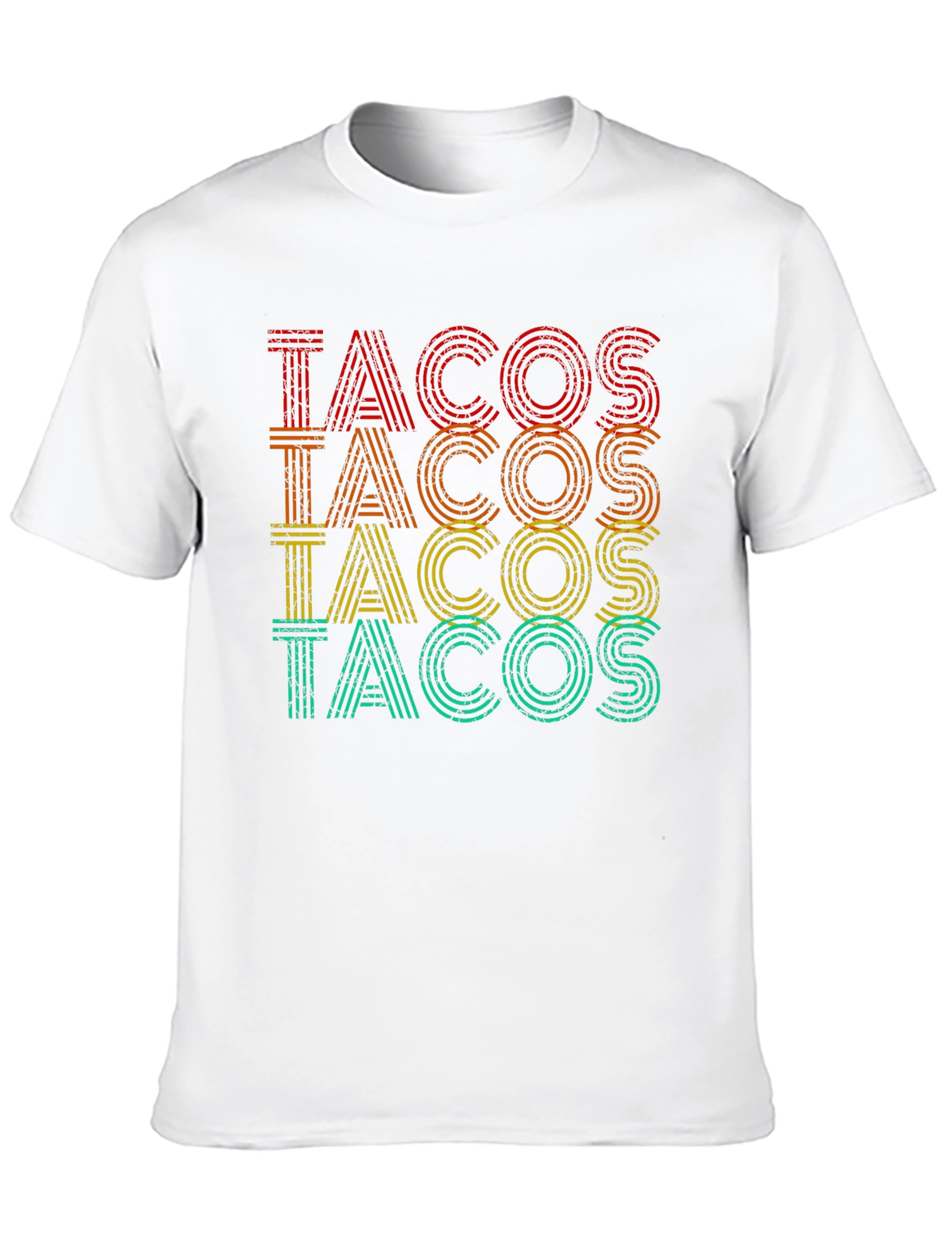 Retro Tacos Graphic Tee - Casual Comfort