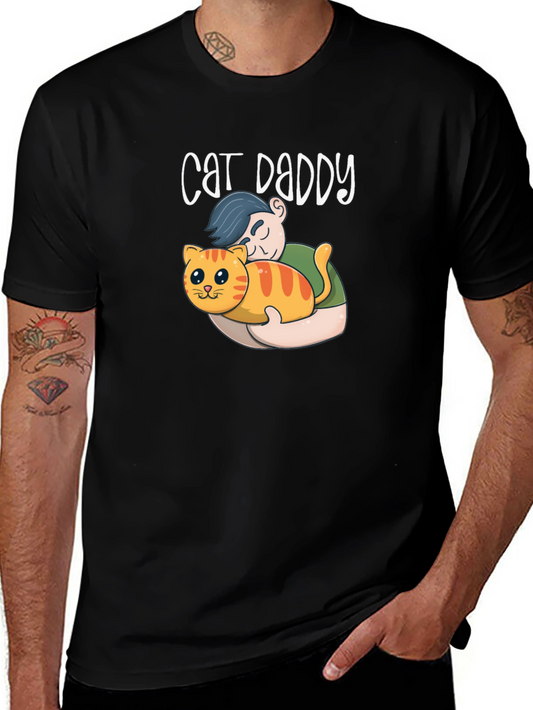 Cat Daddy Graphic Tee - Soft Cotton Blend