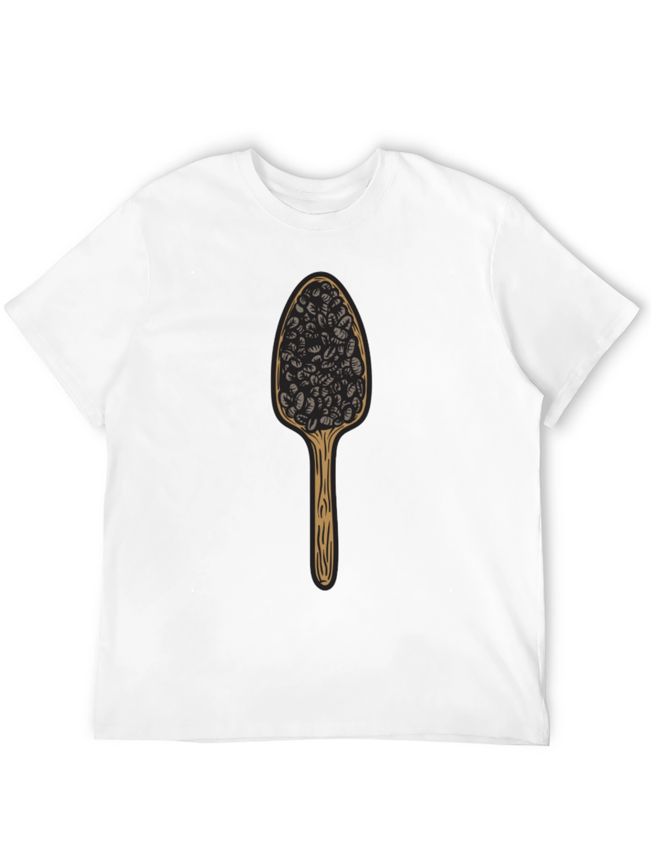 Novelty Spoon Black T-Shirt