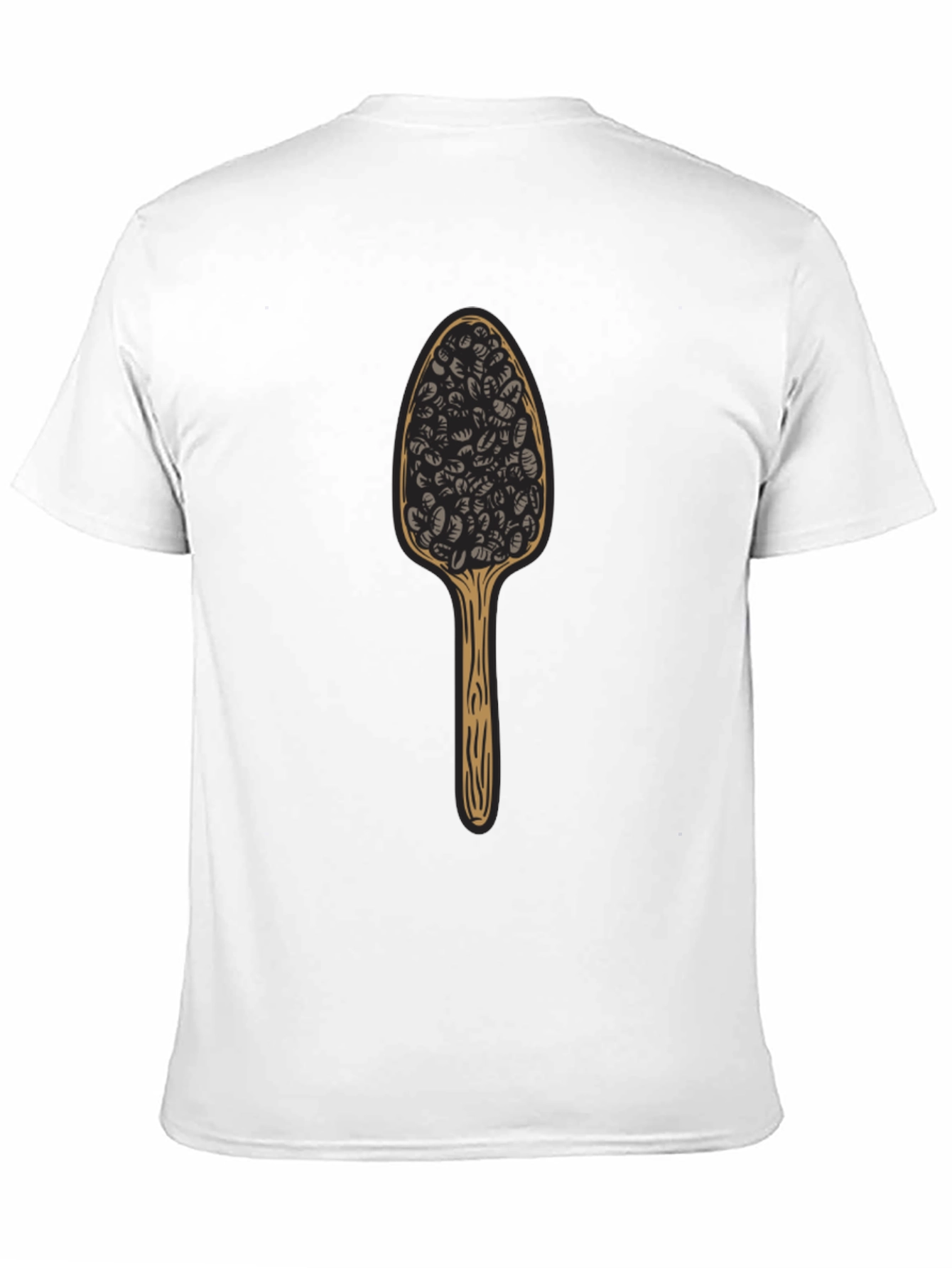 Novelty Spoon Black T-Shirt