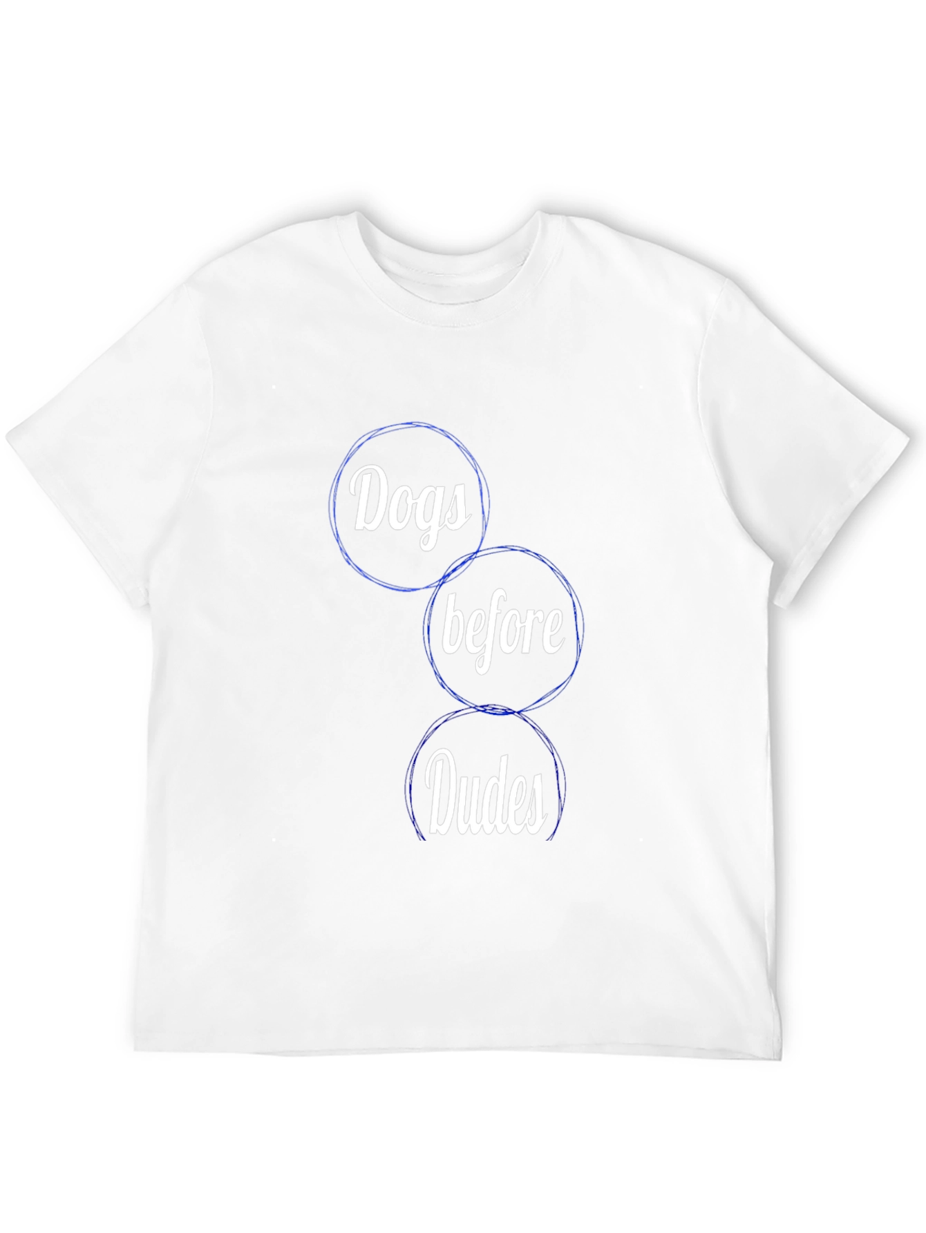 Dogs Before Dudes Graphic Tee - Black