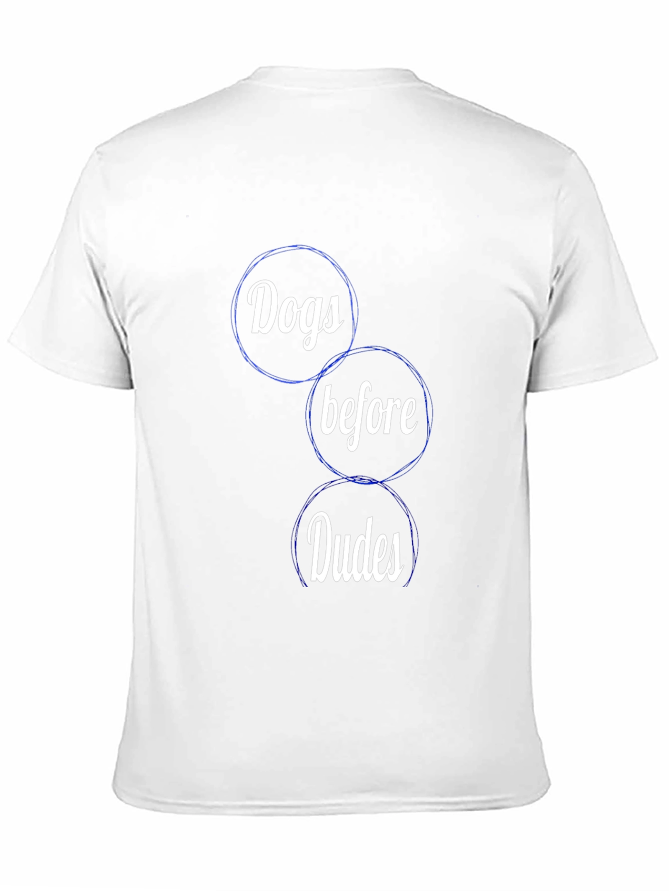 Dogs Before Dudes Graphic Tee - Black