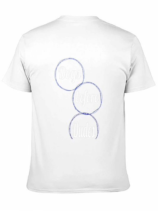 Dogs Before Dudes Graphic Tee - Black