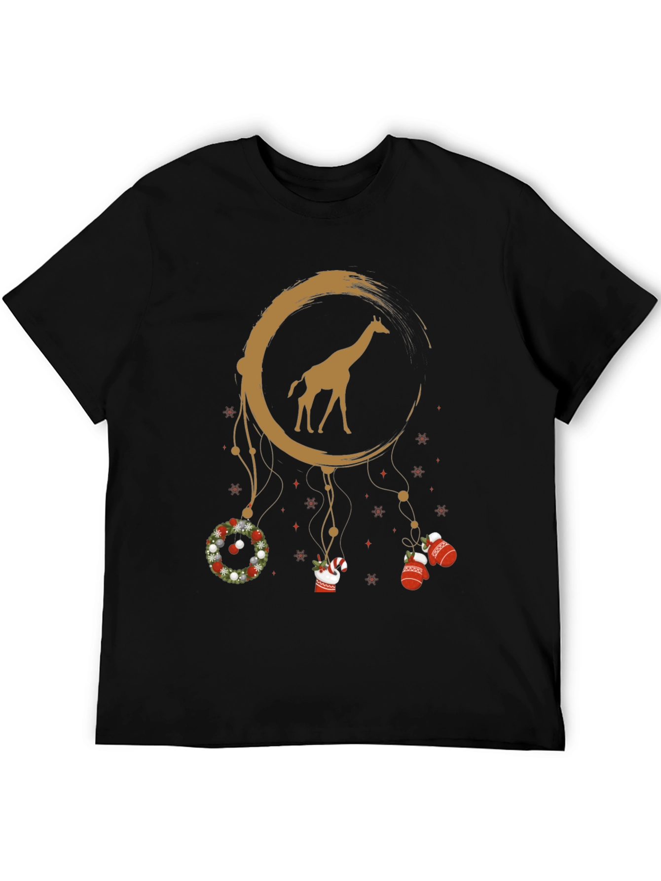 Giraffe Dreamcatcher Christmas T-Shirt