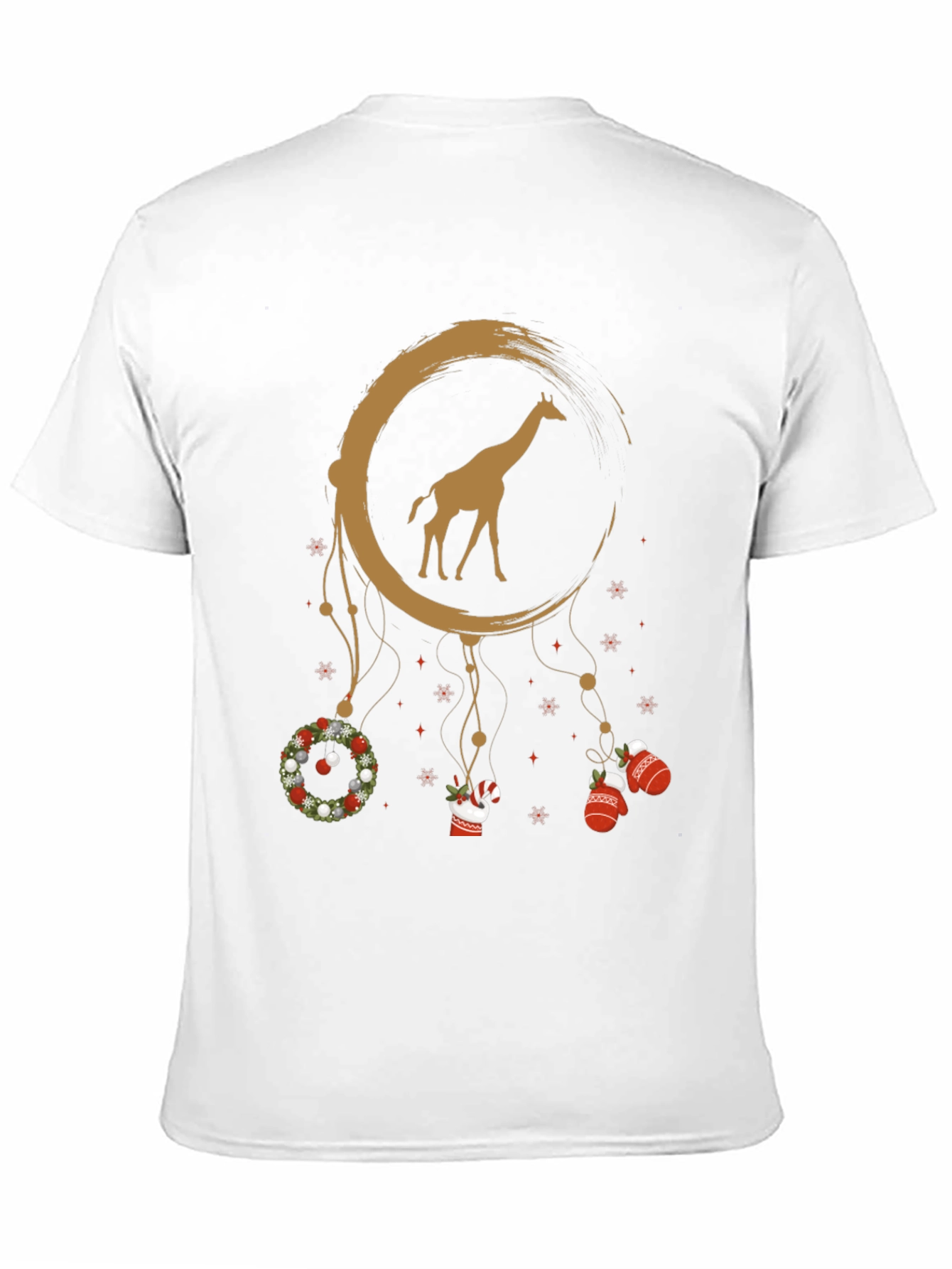 Giraffe Dreamcatcher Christmas T-Shirt