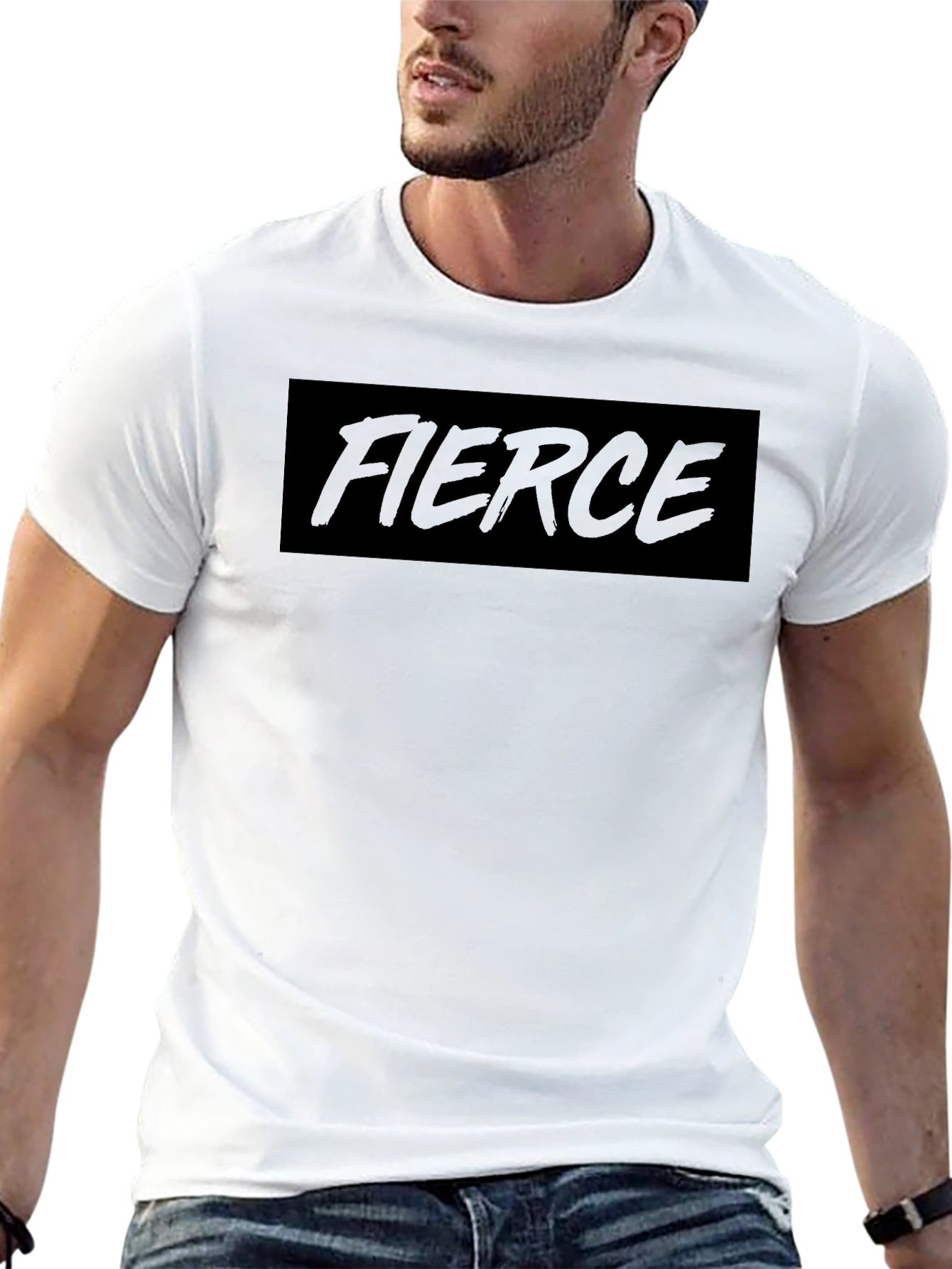 Fierce Black Graphic Tee
