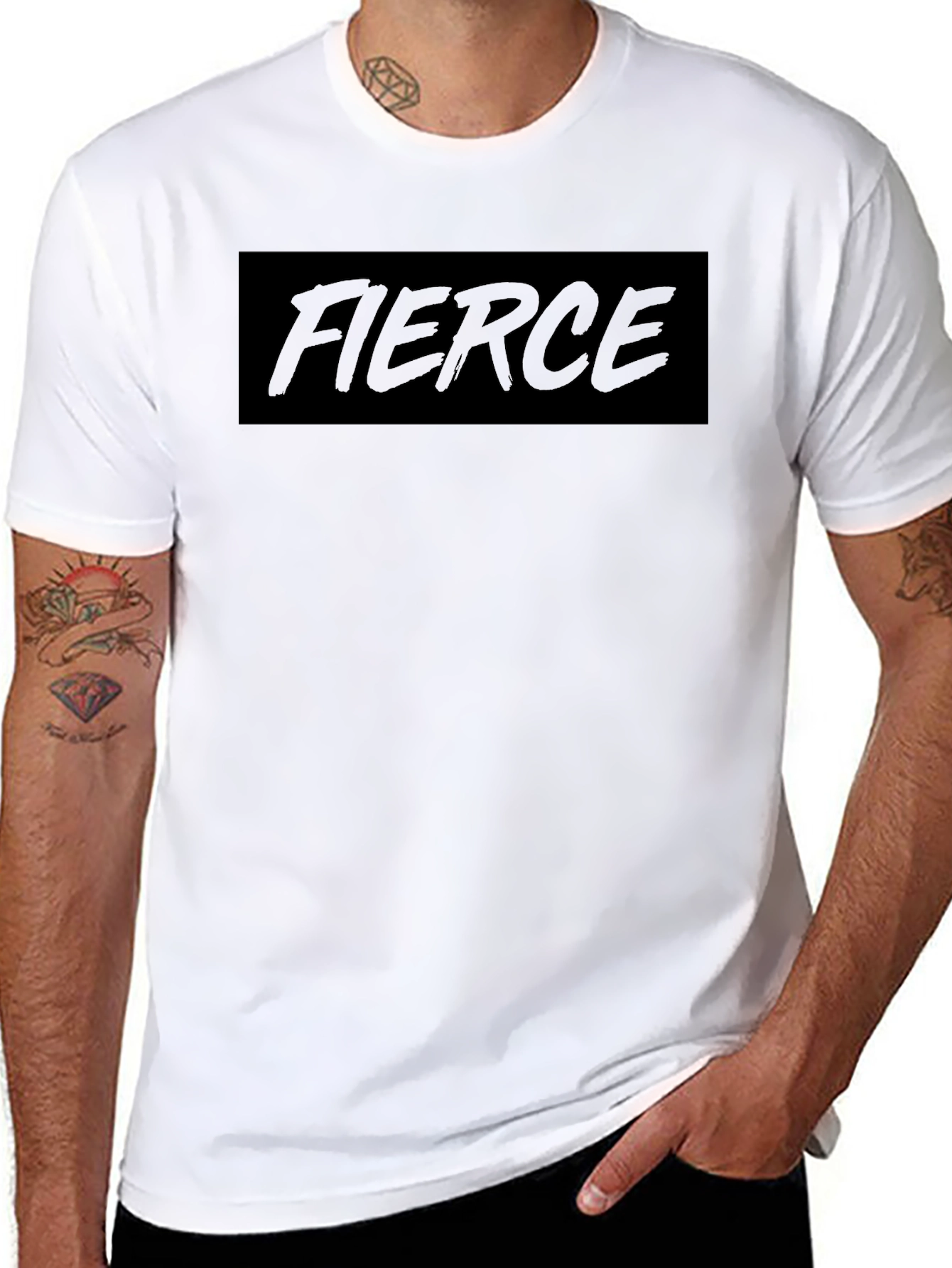 Fierce Black Graphic Tee