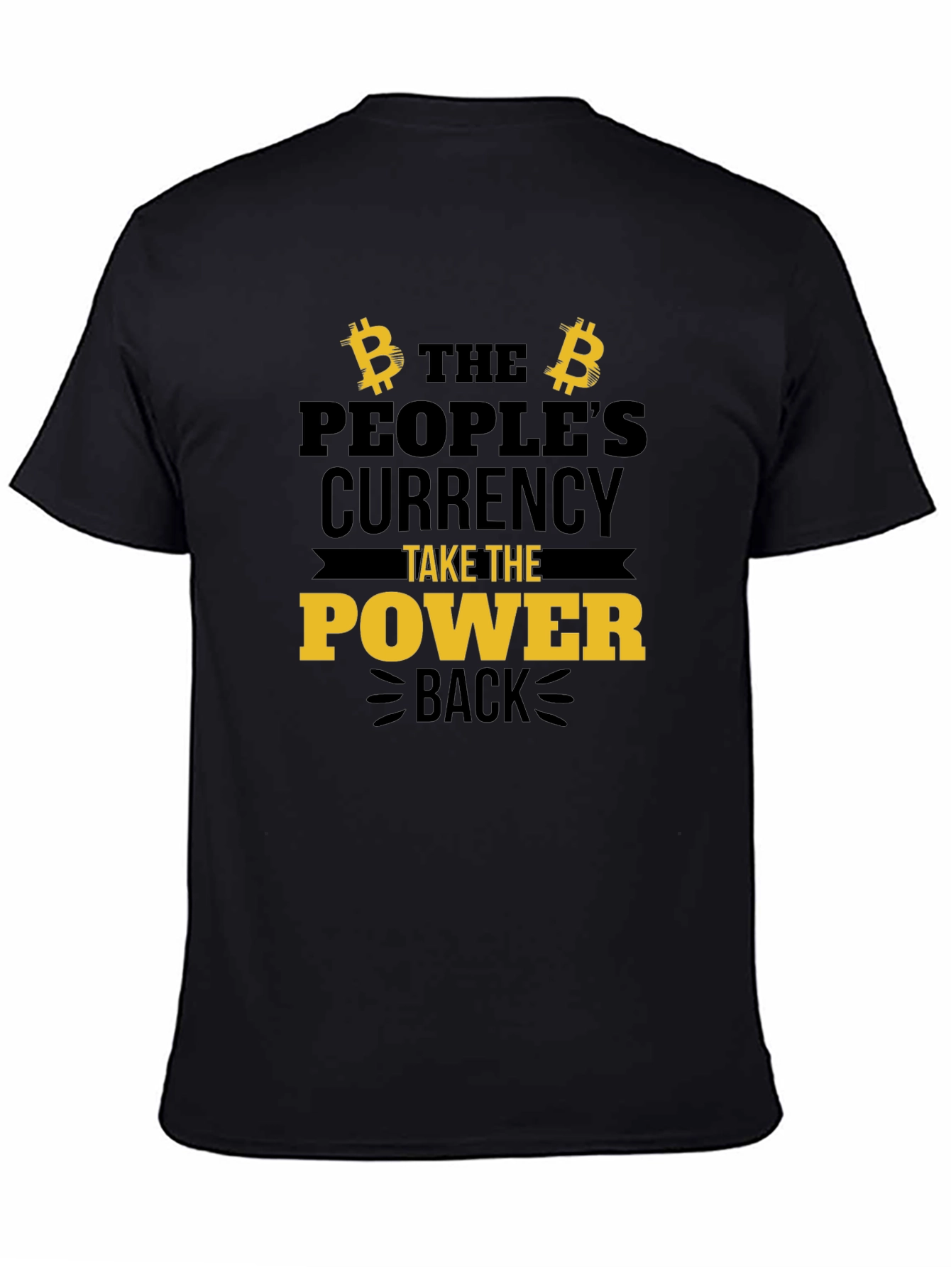 Bitcoin Power Back Graphic Tee