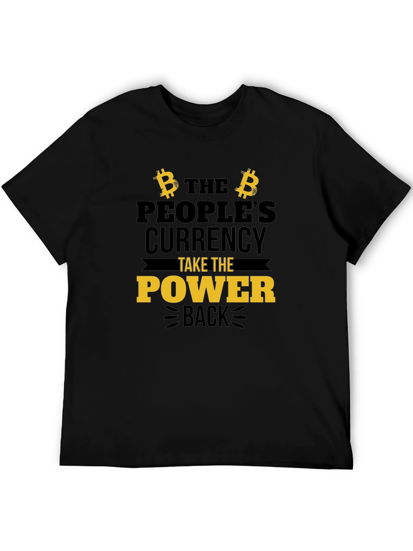 Bitcoin Power Back Graphic Tee