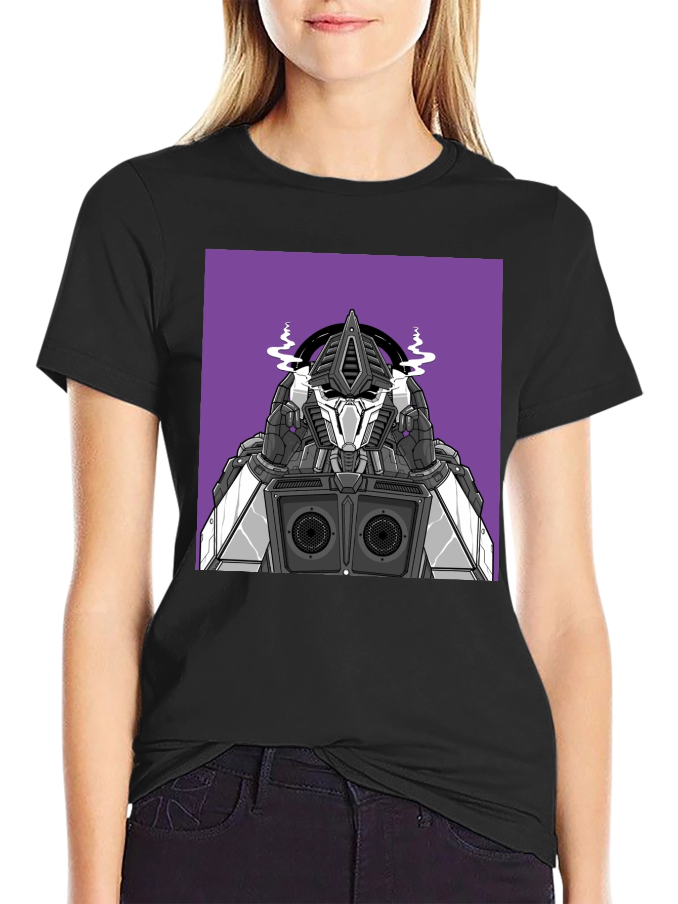 Robot DJ Graphic Tee - Cool & Unique Design