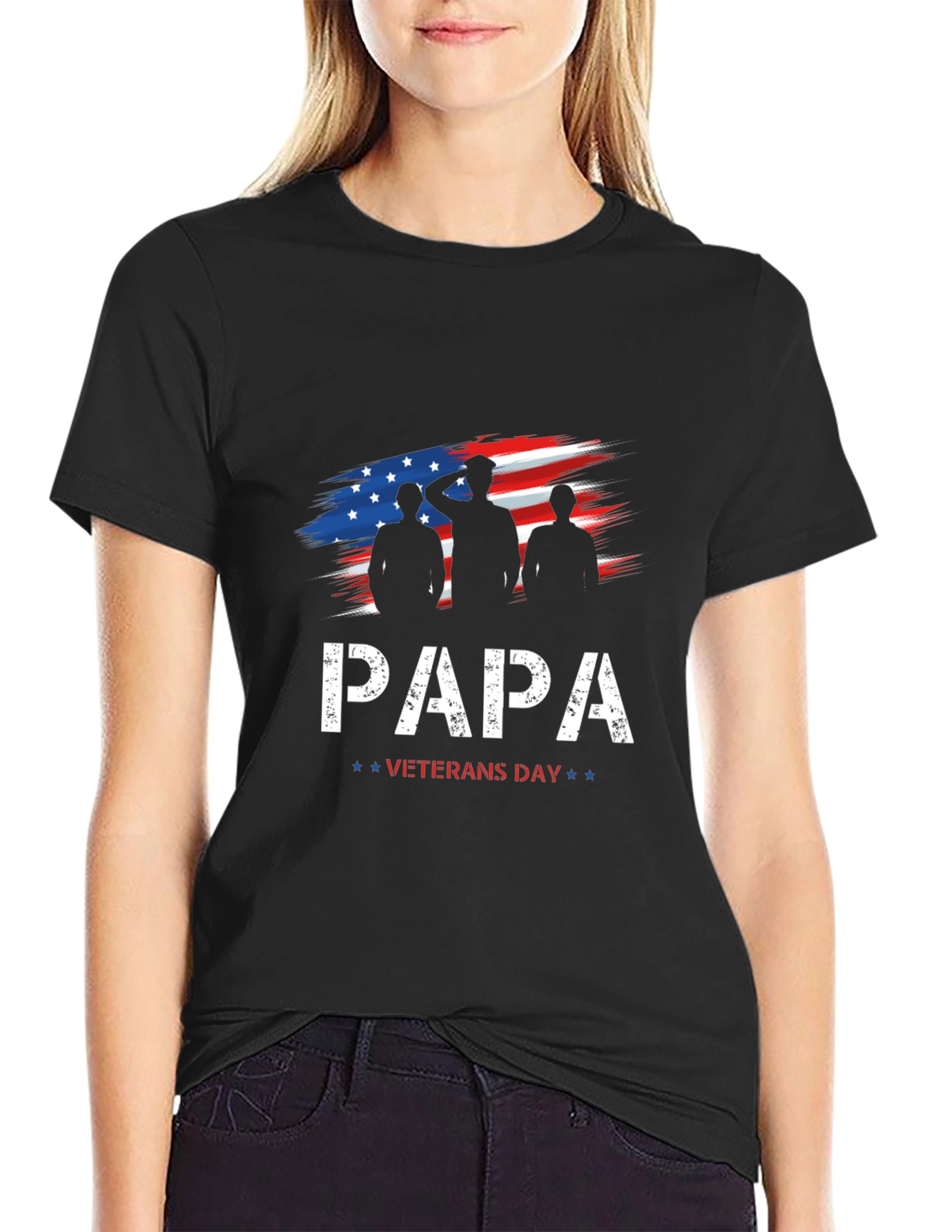 Papa Veterans Day T-Shirt