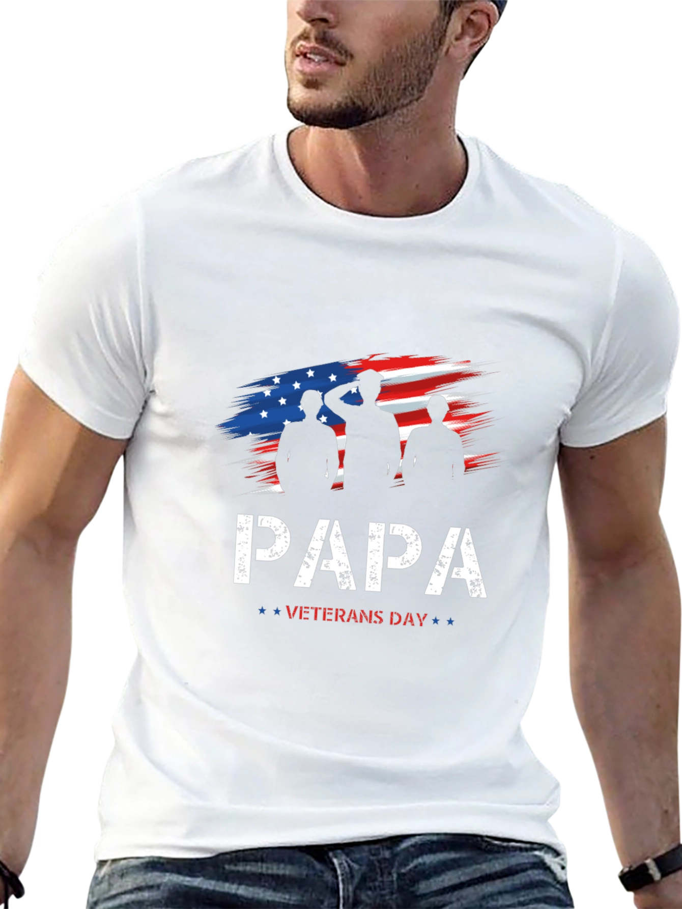 Papa Veterans Day T-Shirt