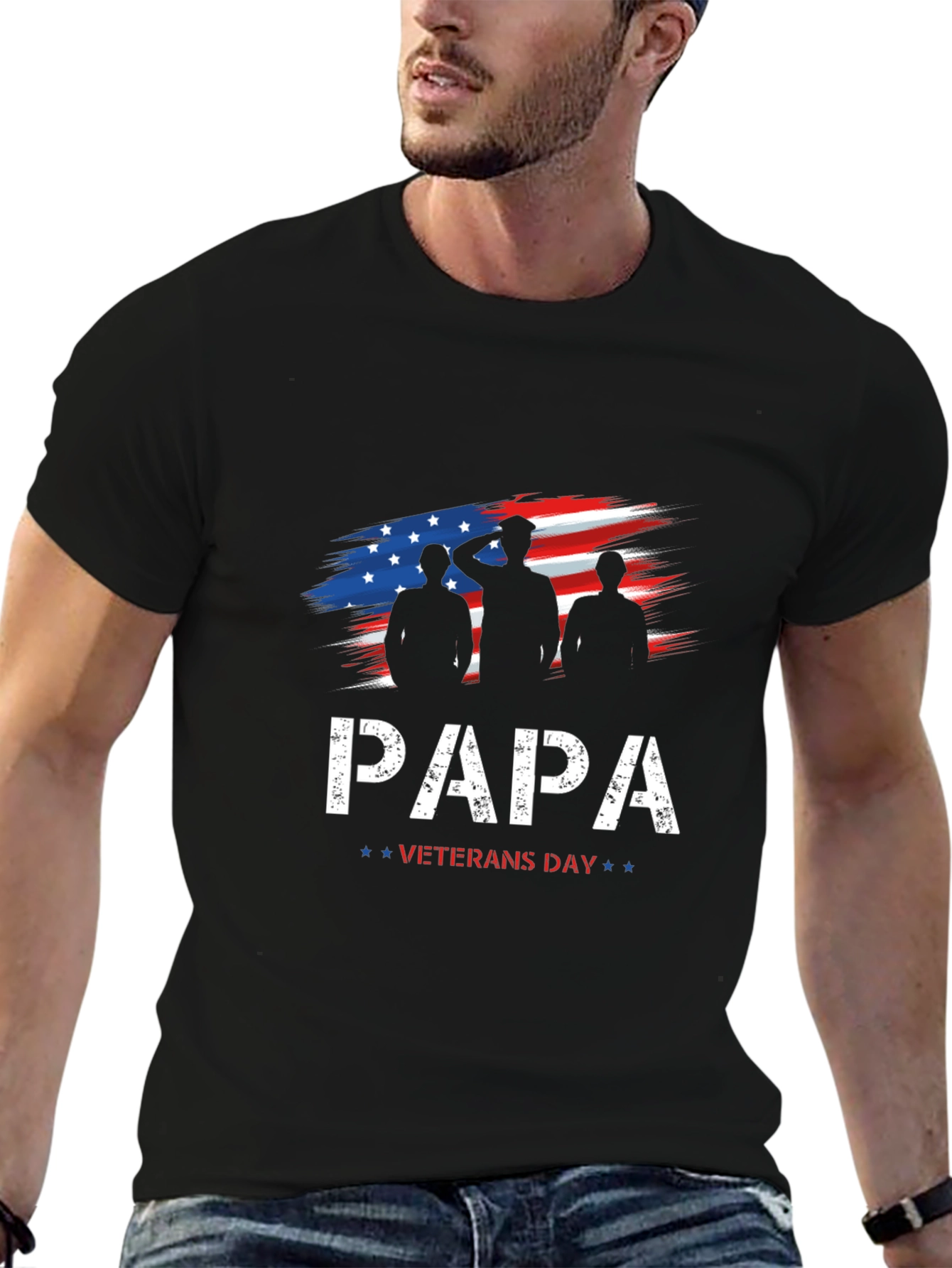 Papa Veterans Day T-Shirt