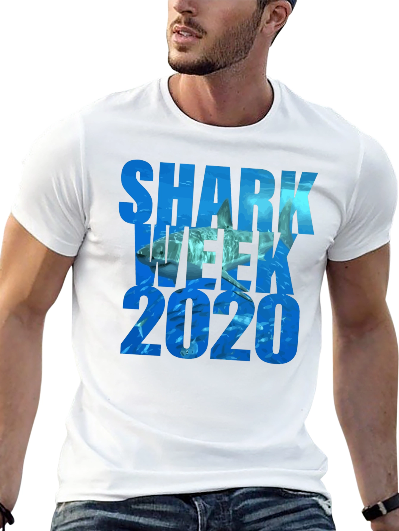 Shark Week 2020 Graphic T-Shirt - Black
