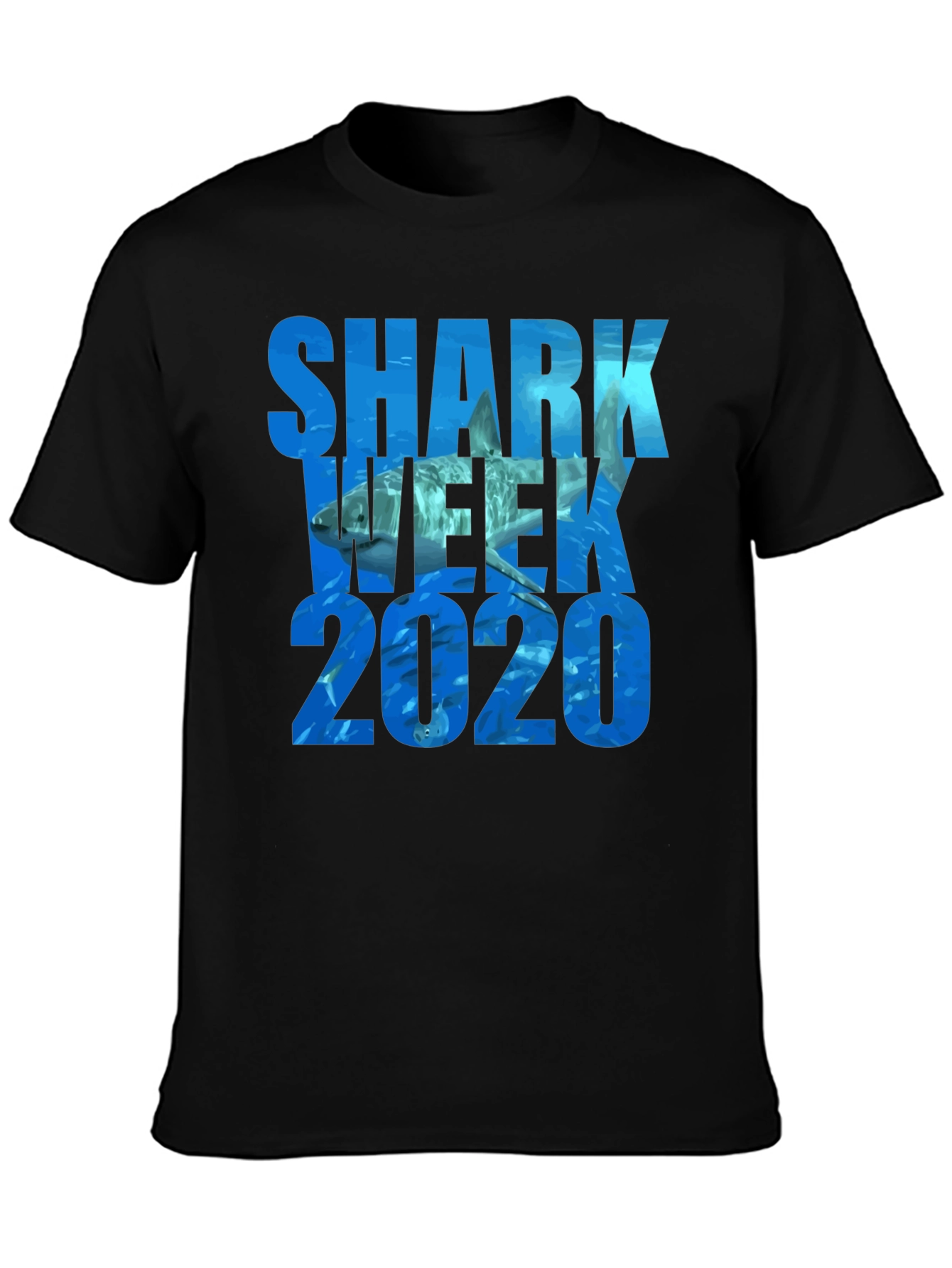 Shark Week 2020 Graphic T-Shirt - Black