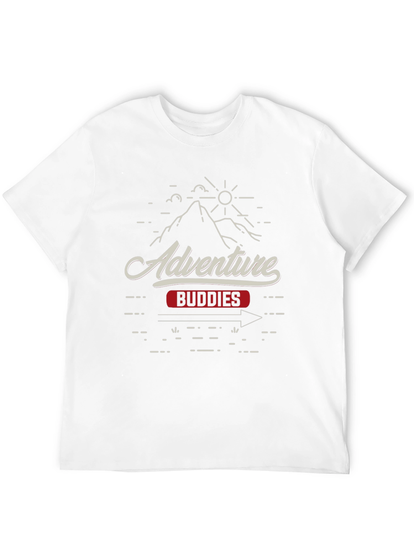 Adventure Buddies Graphic Tee - Mens Black T-Shirt