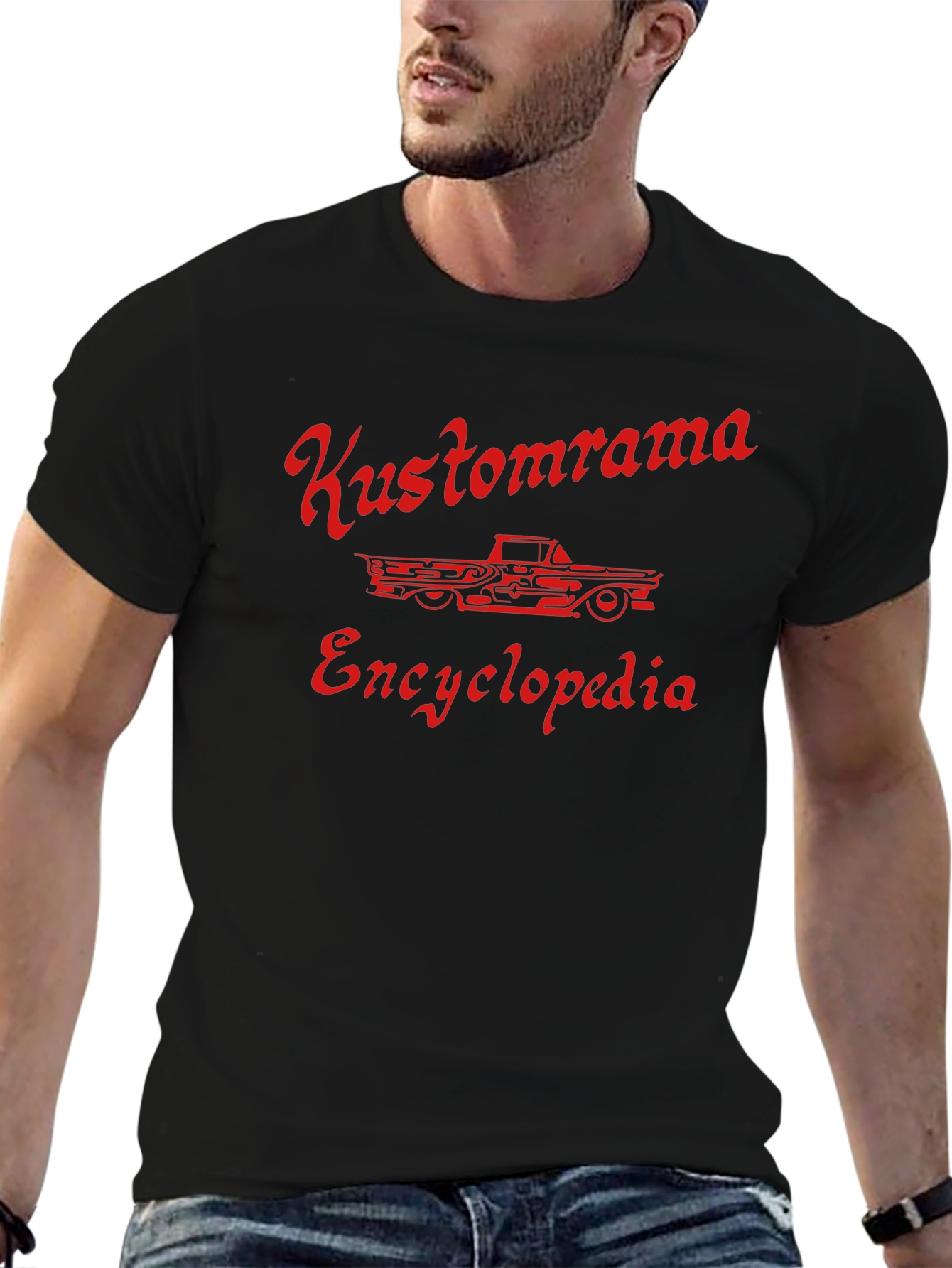Kustomrama Encyclopedia Black T-Shirt