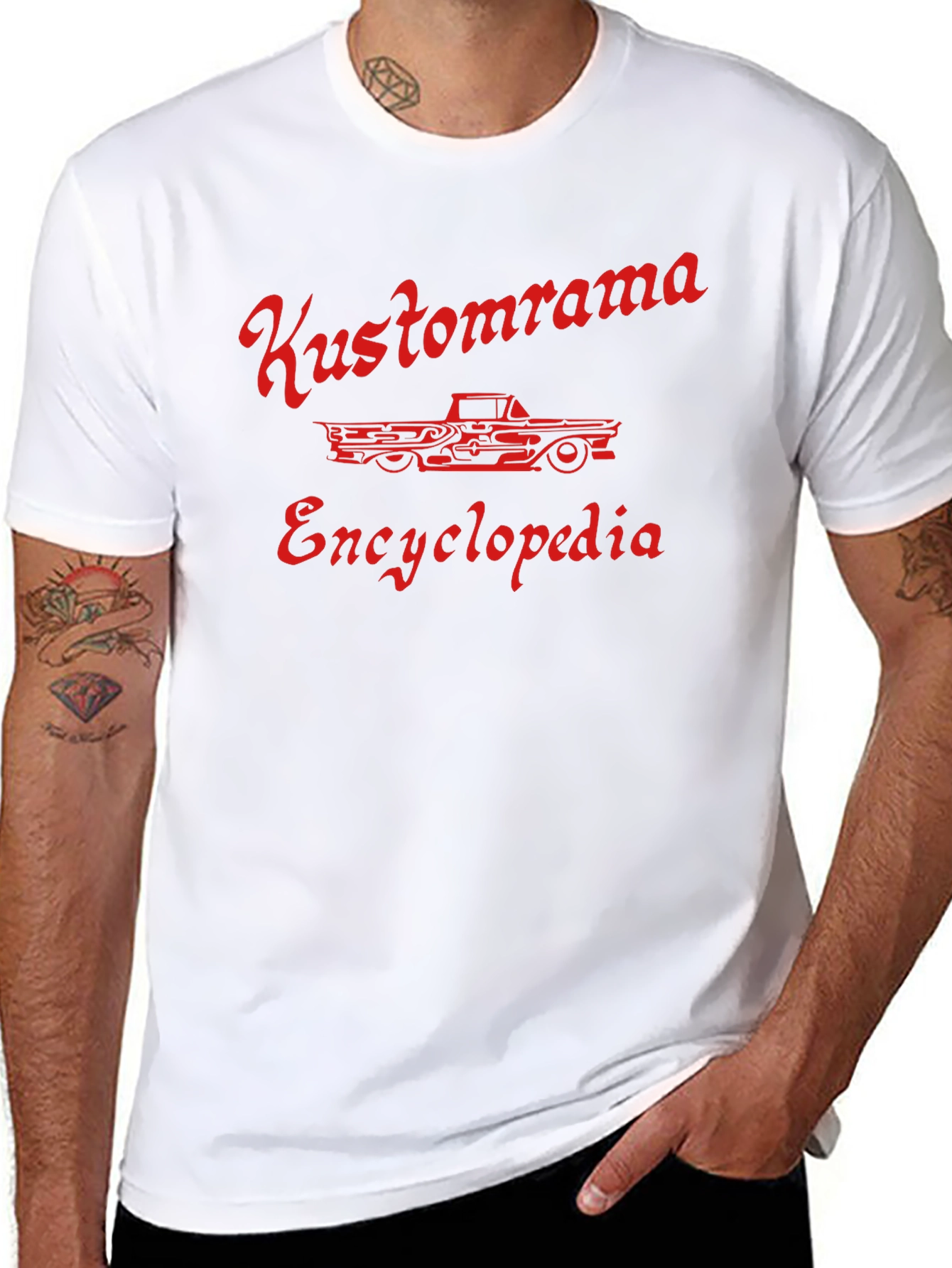 Kustomrama Encyclopedia Black T-Shirt