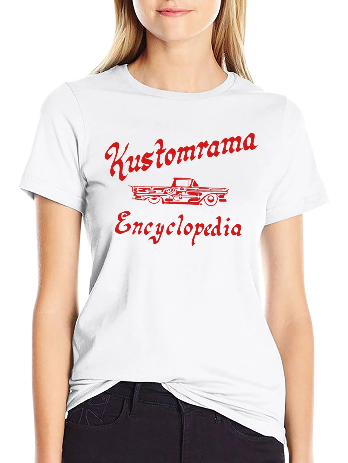 Kustomrama Encyclopedia Black T-Shirt