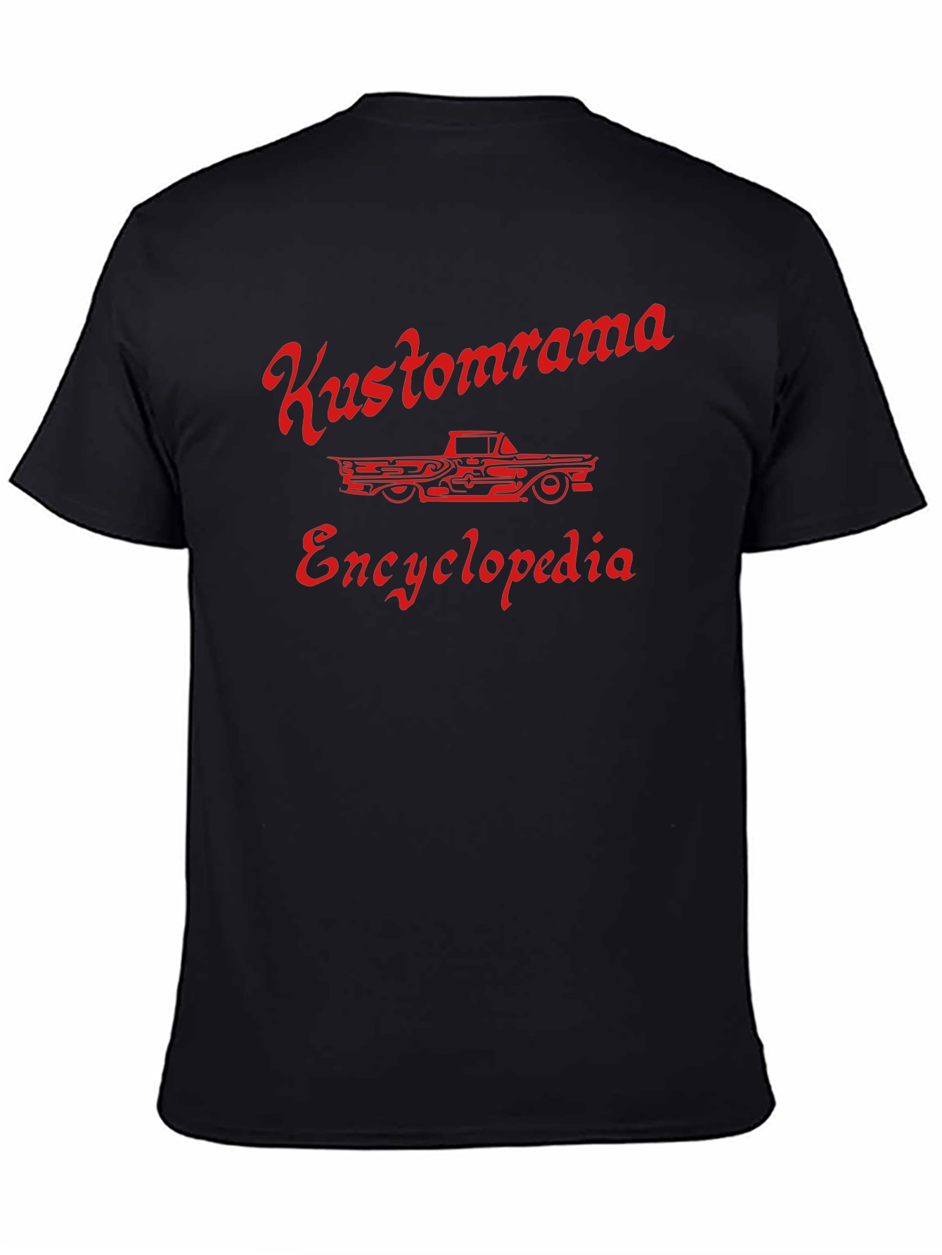 Kustomrama Encyclopedia Black T-Shirt