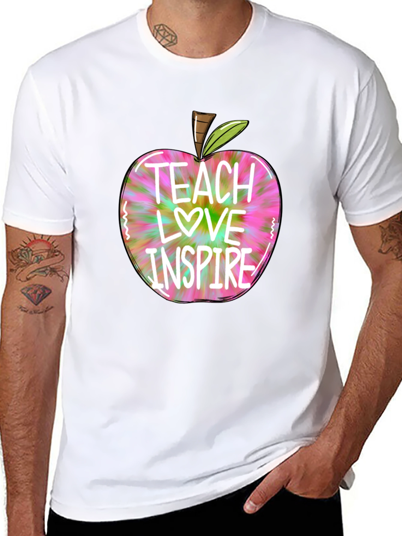 Teach Love Inspire Apple T-Shirt