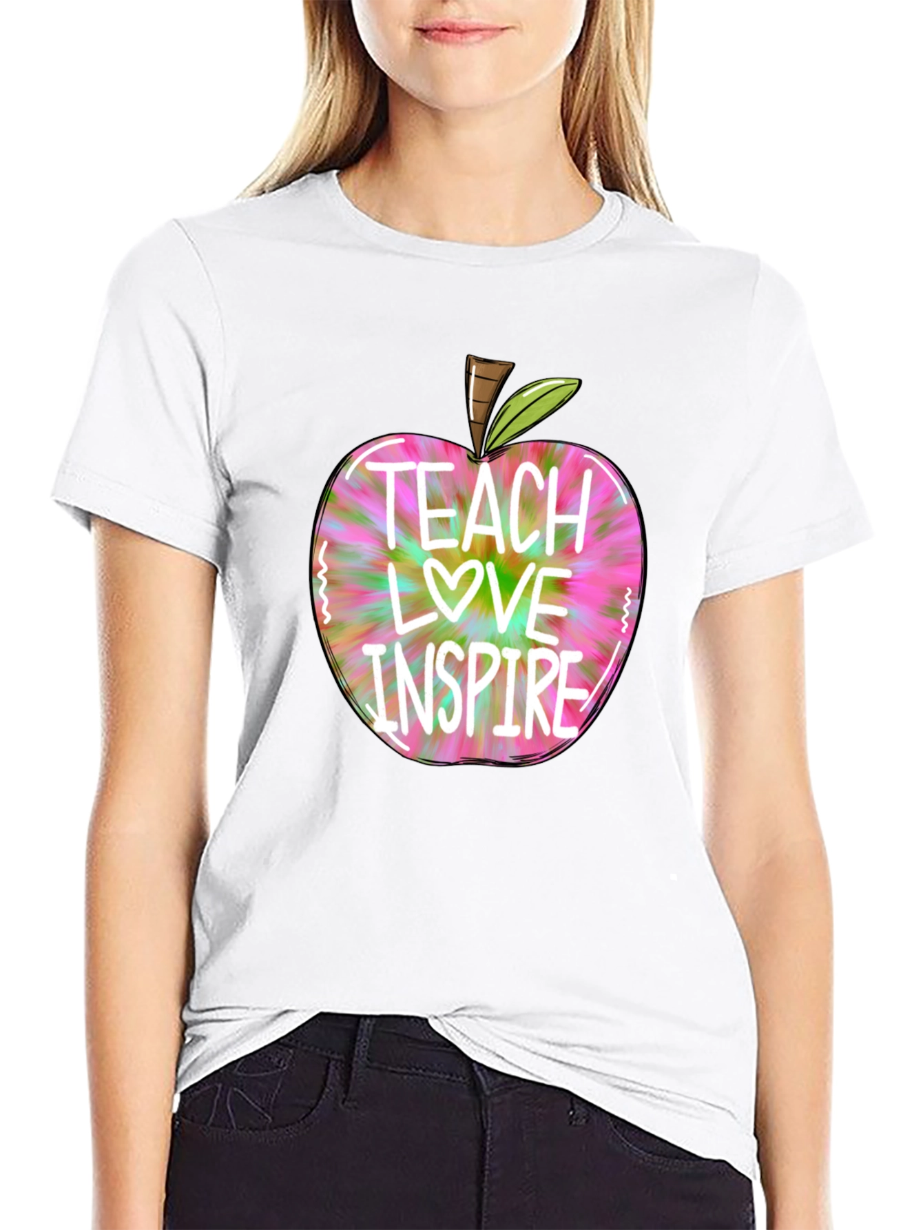 Teach Love Inspire Apple T-Shirt