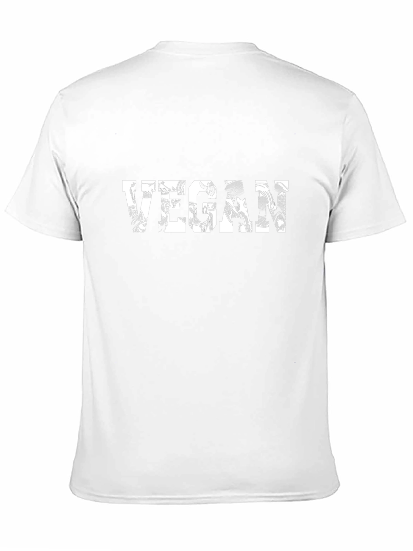 Vegan Graphic Tee - Black Animal Rights