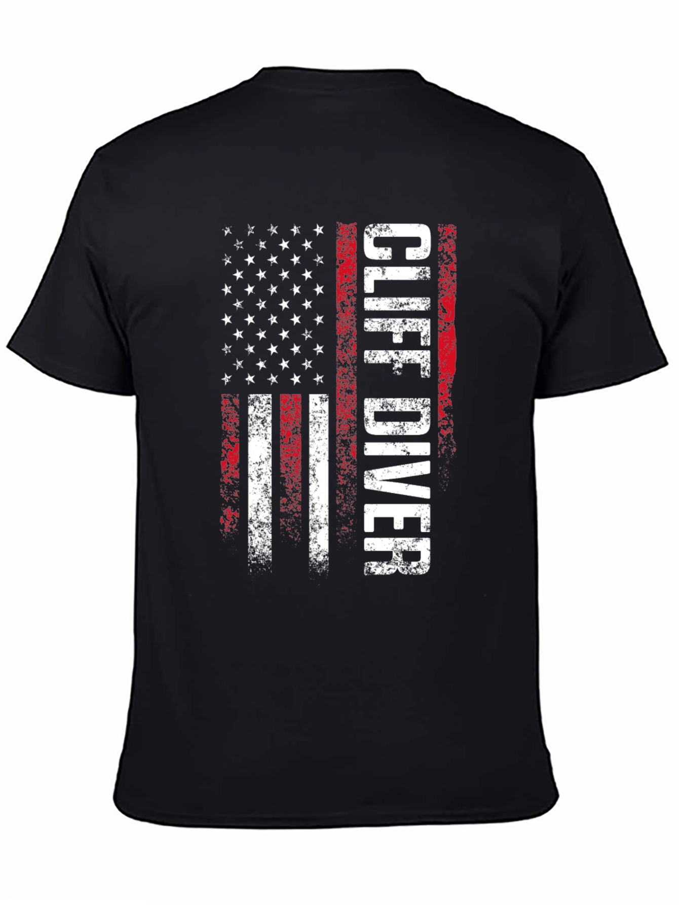 Cliff Diver American Flag T-Shirt